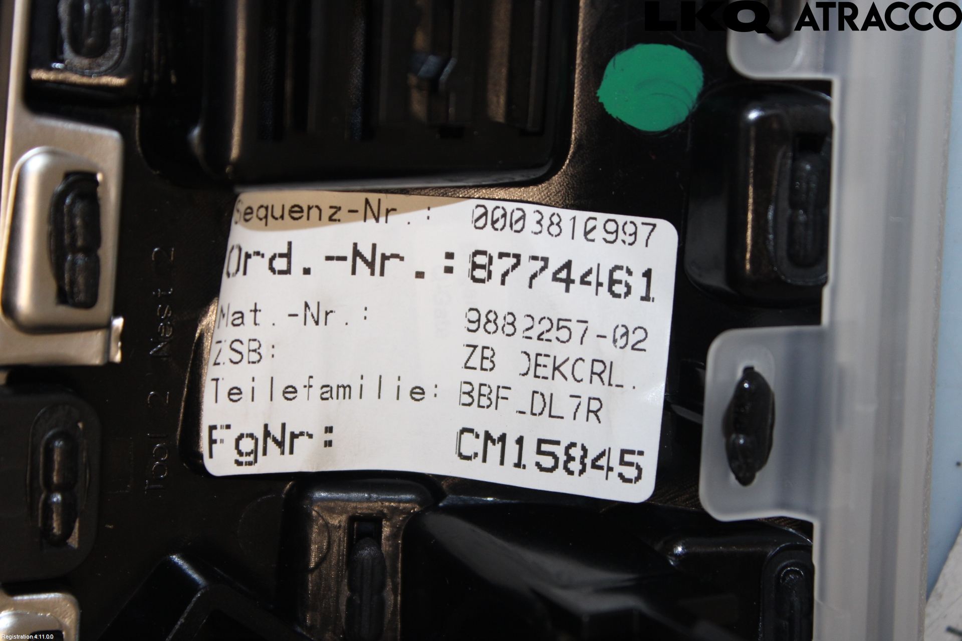 BMW 5 G30/G31/F90 17-23 Dashbord Kanal - Dyse