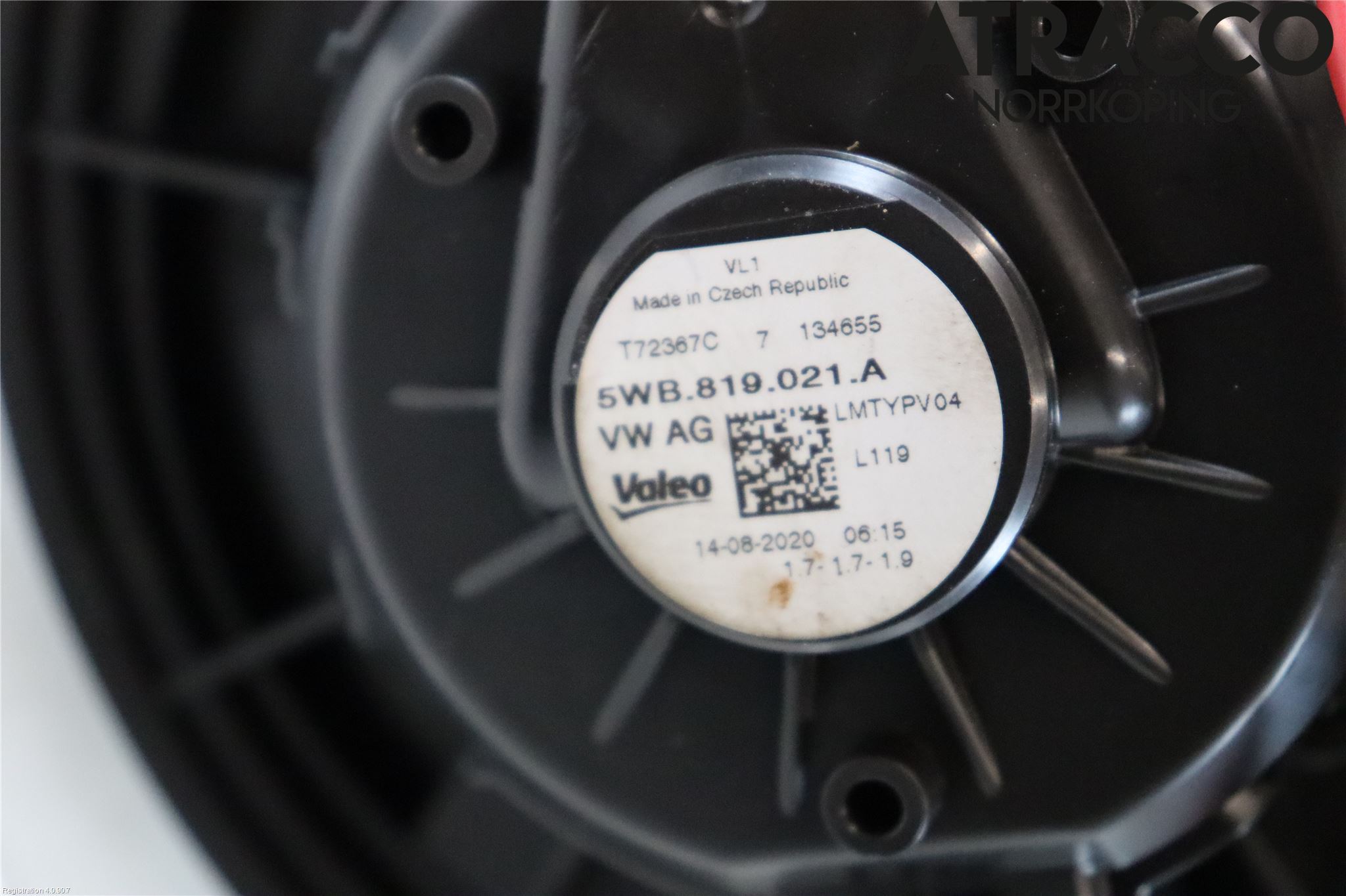 Volkswagen VW TIGUAN 16-24 Varmeapparat Viftemotor