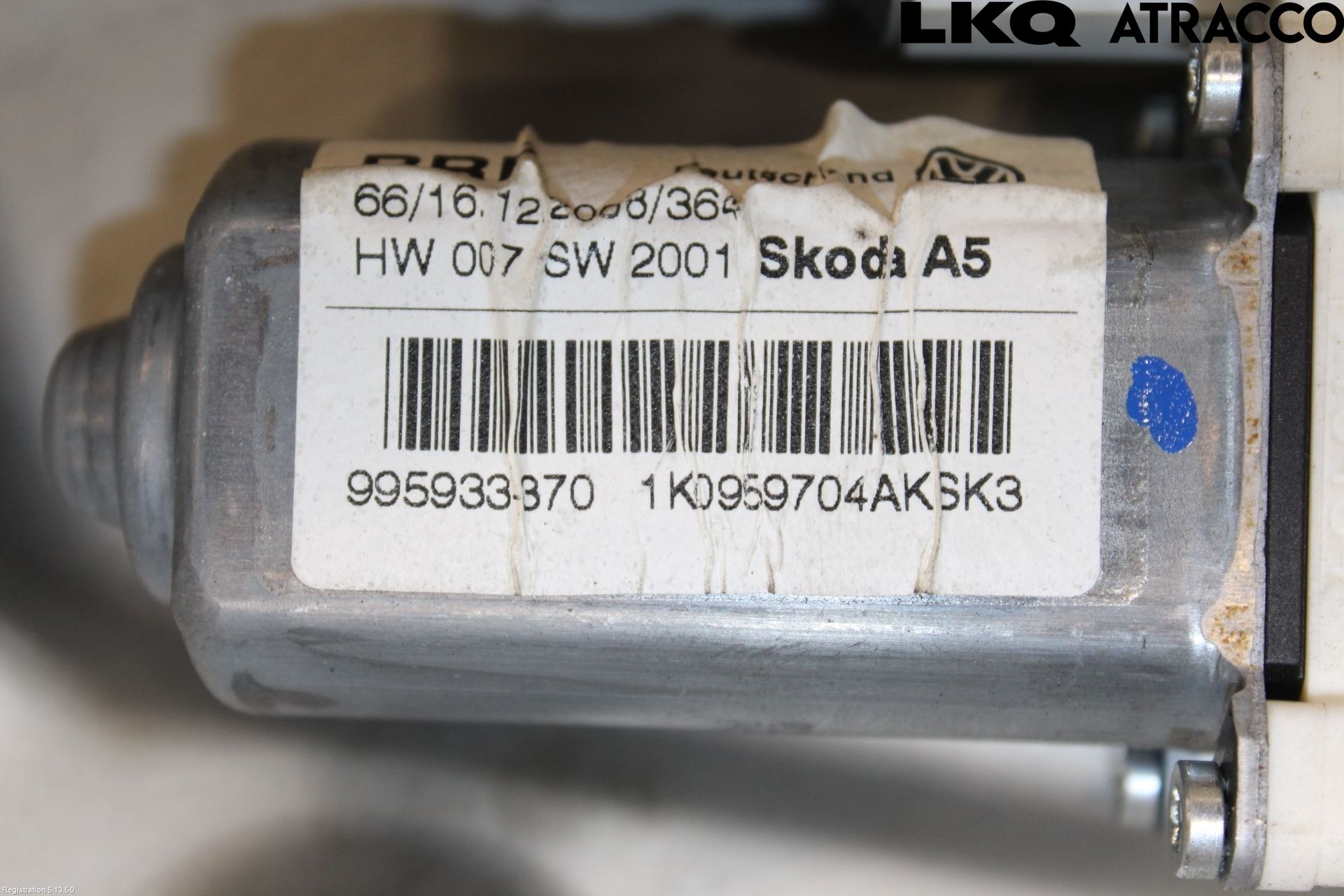 Skoda OCTAVIA (1Z) 05-13 Vindusheis El Komp