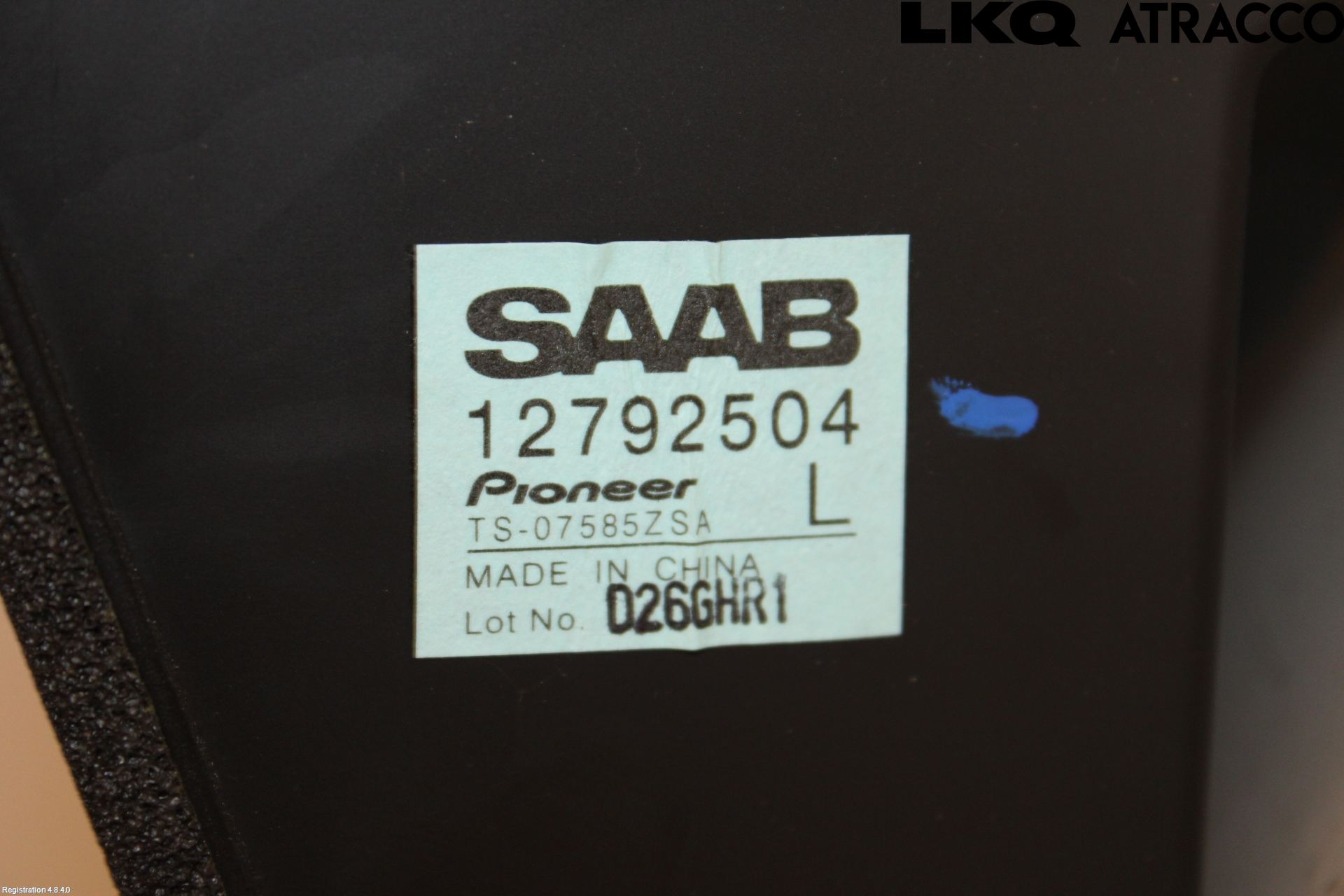 Saab 9-3 VER2/VER3 08-15 Innr Høyttaler