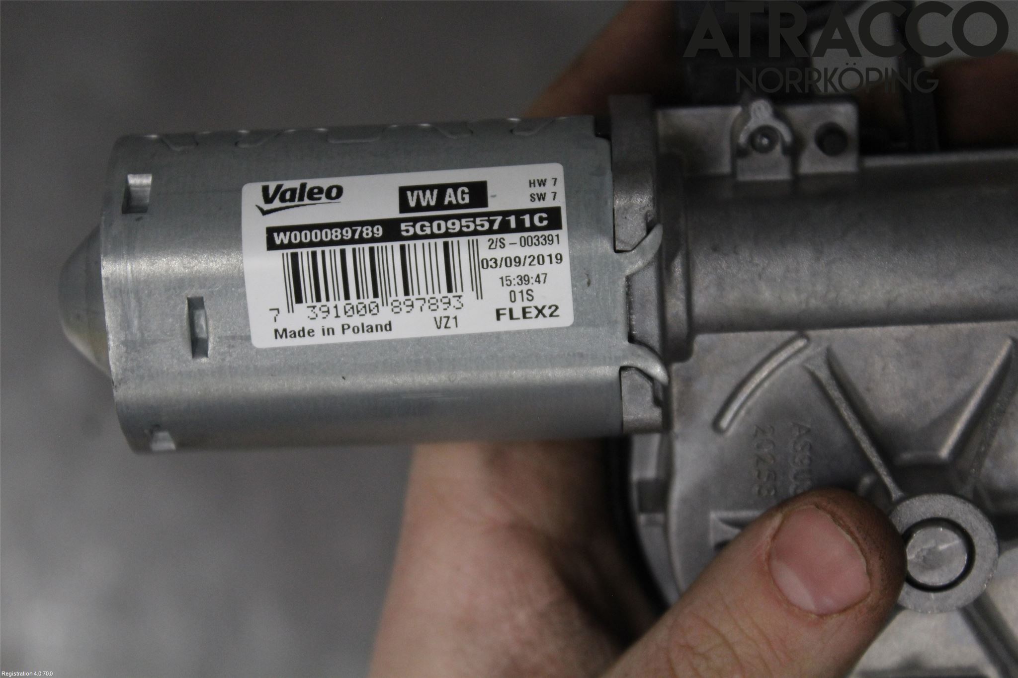 Volkswagen VW PASSAT 15-19 Viskermotor Bakluke