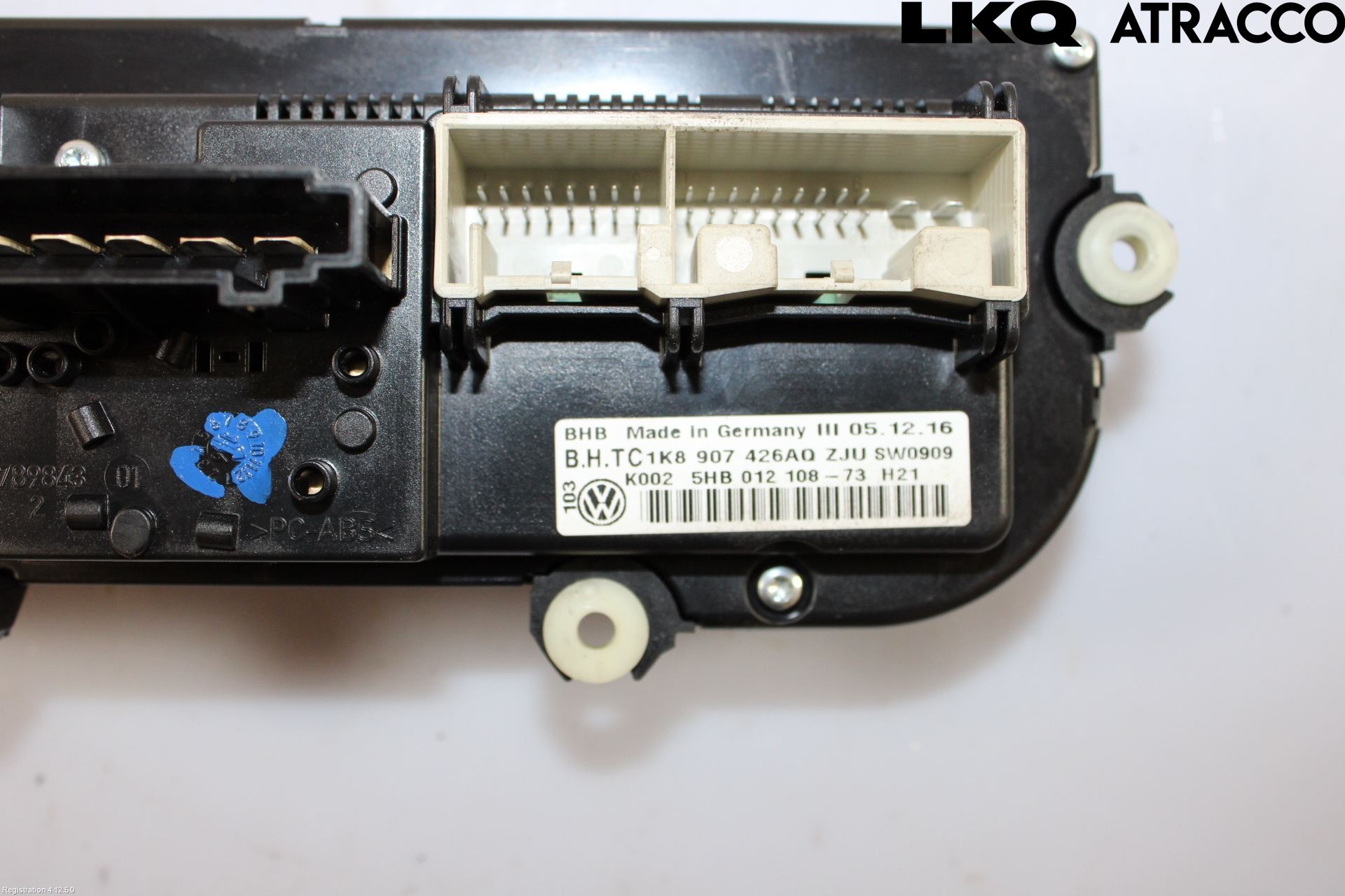Volkswagen VW CADDY 16-20 Varmeapparat Panel(Regulering)