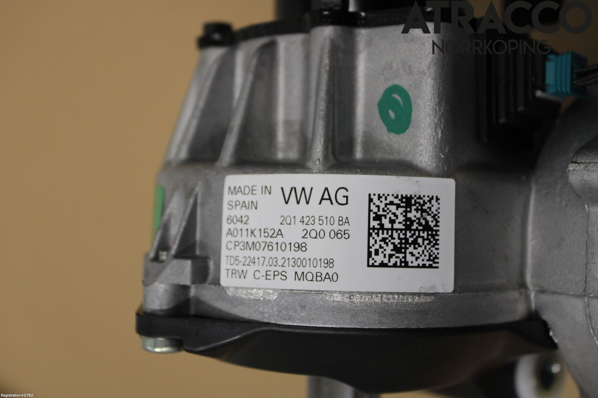 Volkswagen VW T-CROSS 19- Rattakselaggregat Innebygd Servo