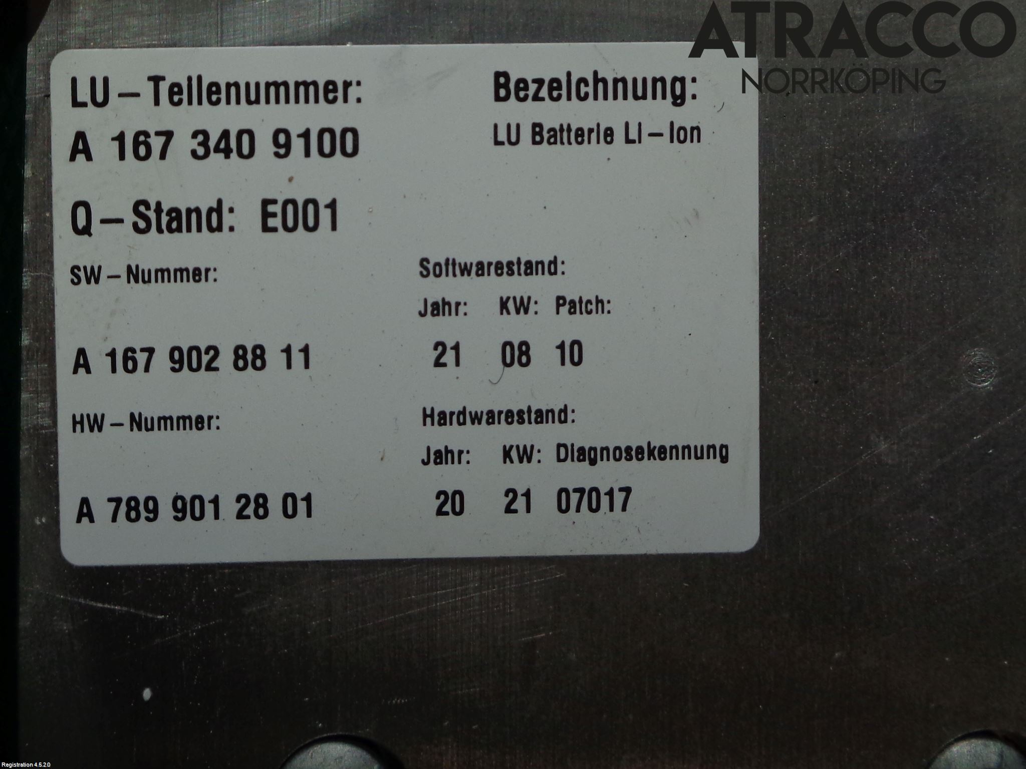Mercedes-Benz MB GLE-KLASS (W167/V167/C167) 19- Hybrid Batteri