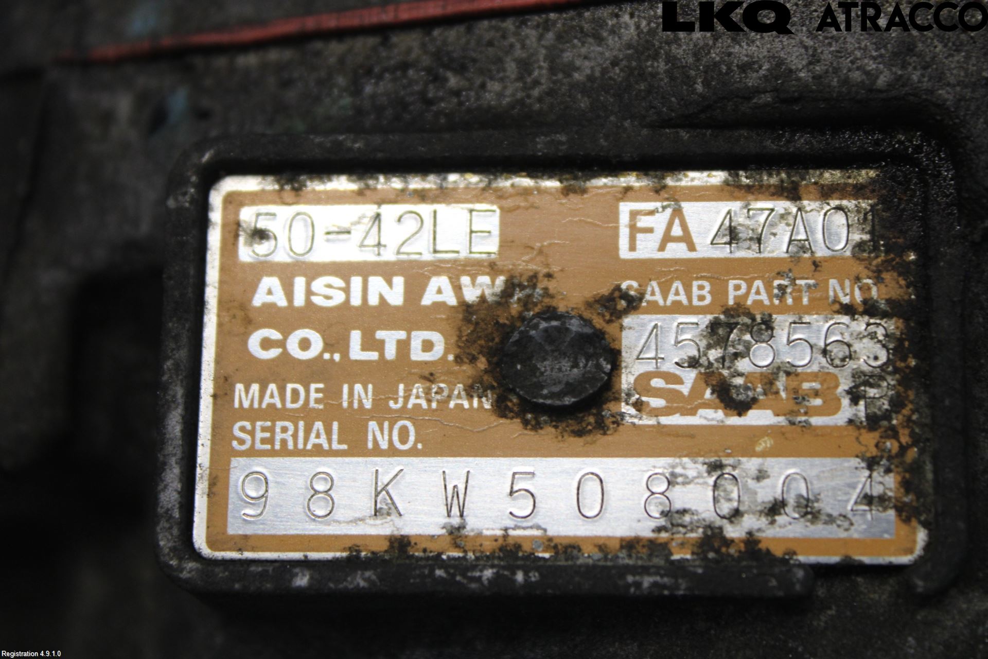 Saab 9-5 -05 Gearkasse Automat