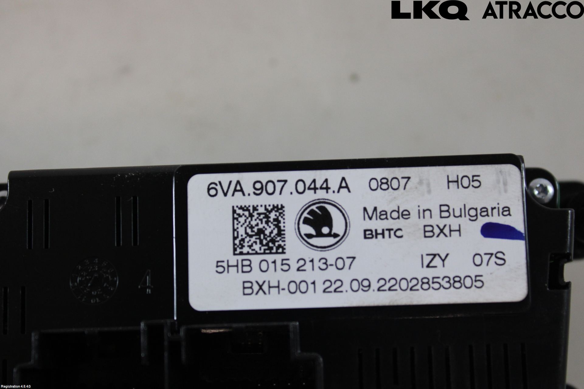 Skoda FABIA 22- Varmeapparat Panel(Regulering)