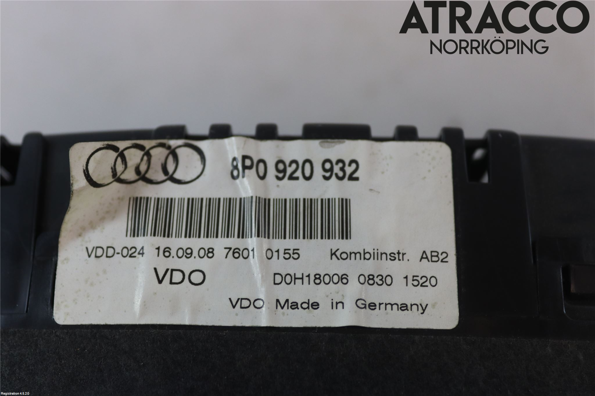 Audi A3/S3 05-13 Instr Kombinert