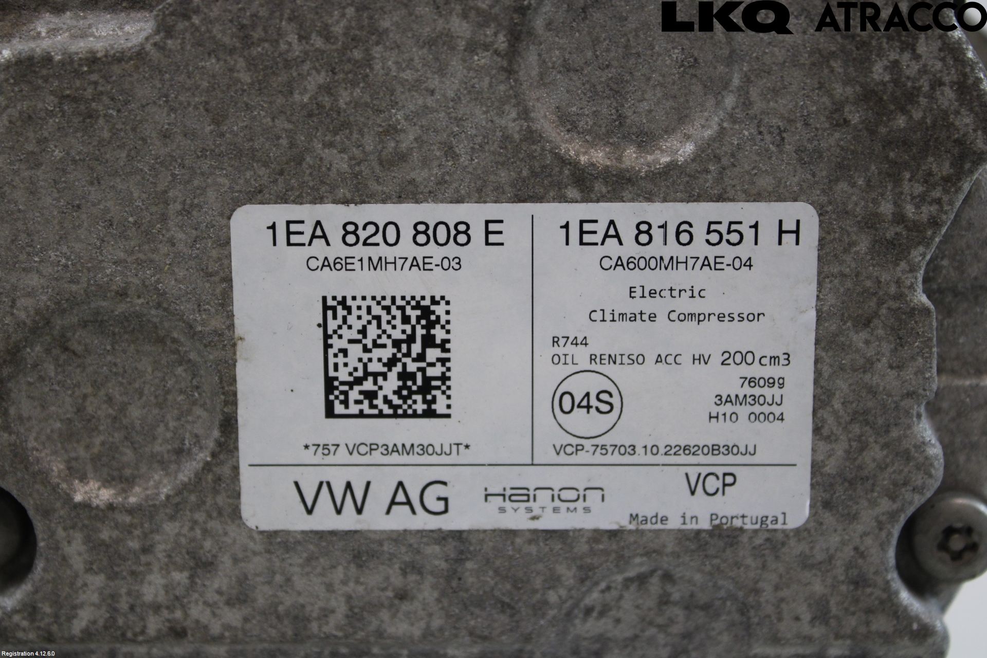Volkswagen VW ID.4 21- Varme Ac Kompressor