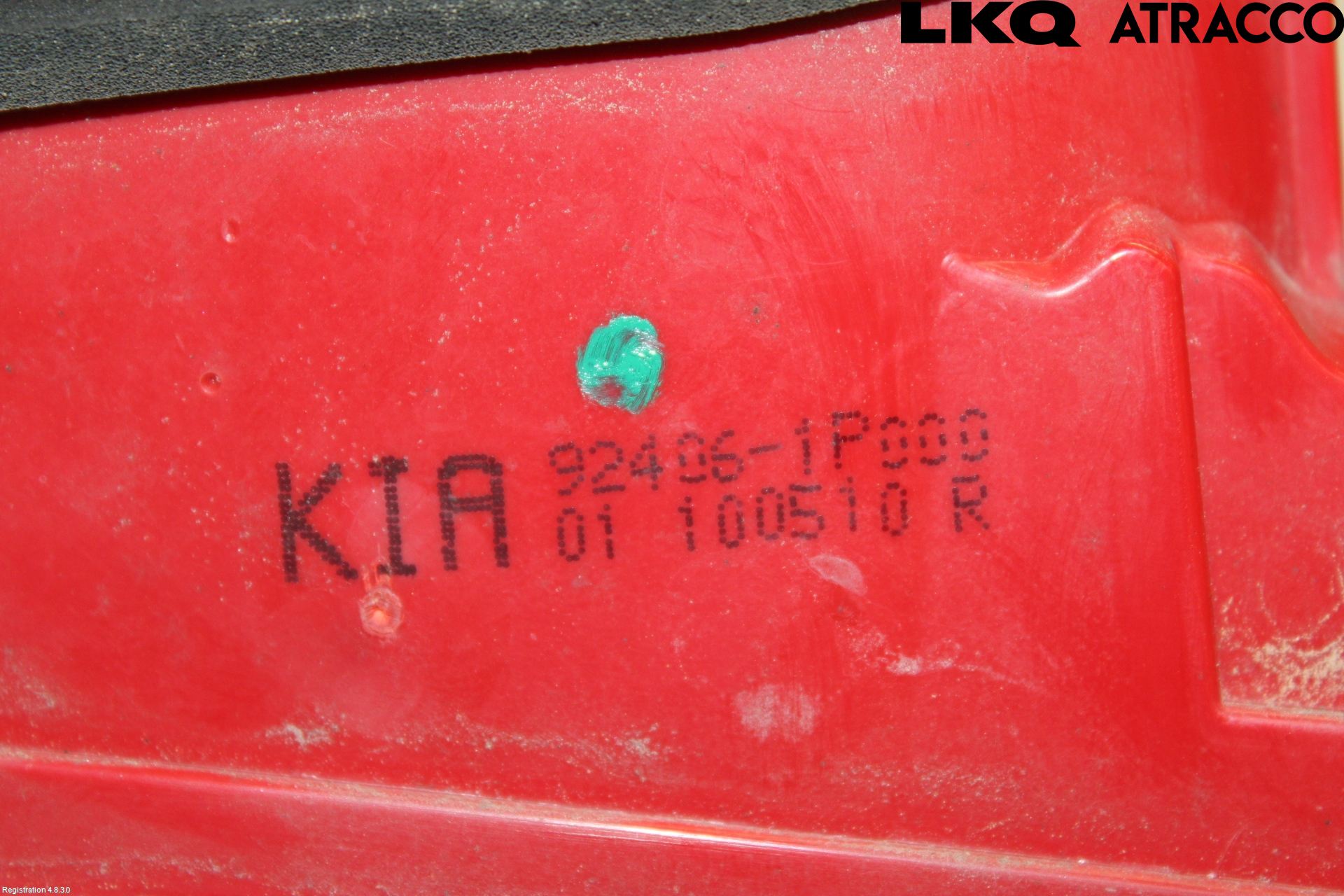 Kia VENGA 10-19 Baklykt Høyre  På Luke(Indre)