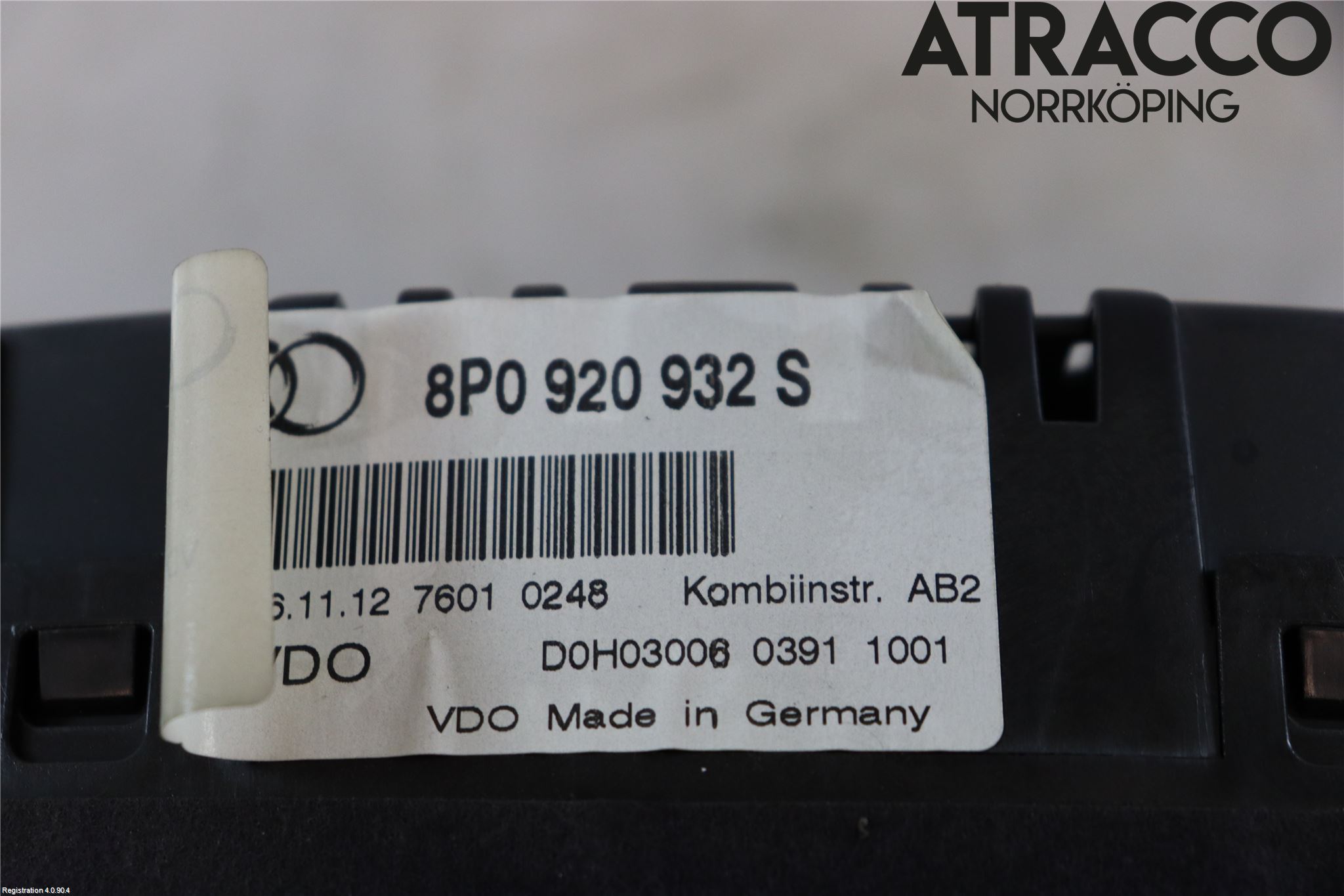 Audi A3/S3 05-13 Instr Kombinert