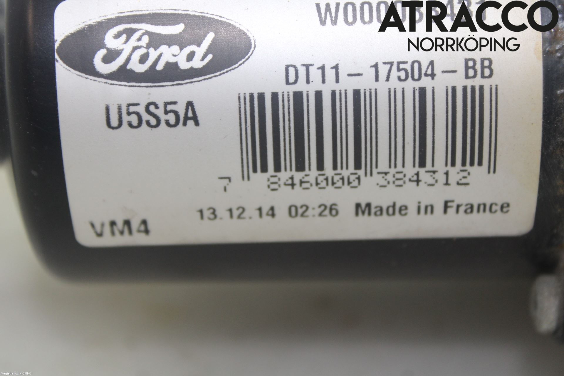 Ford TRANSIT/TOURNEO CONNECT 13-22 Viskermotor Frontrute