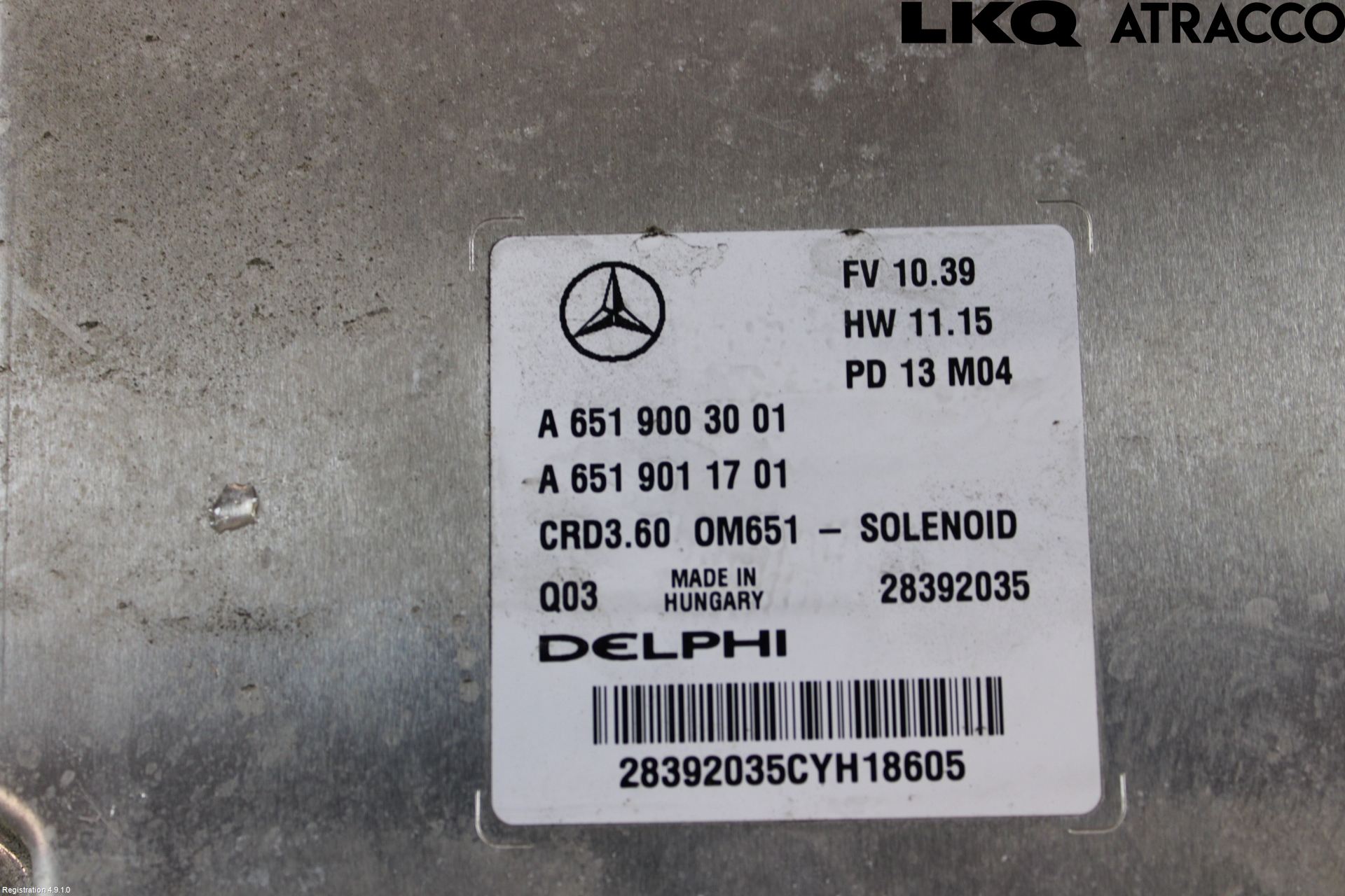 Mercedes-Benz MB CLA-KLASS (C117/X117) 13-19 Styreenhet Innsprøytning