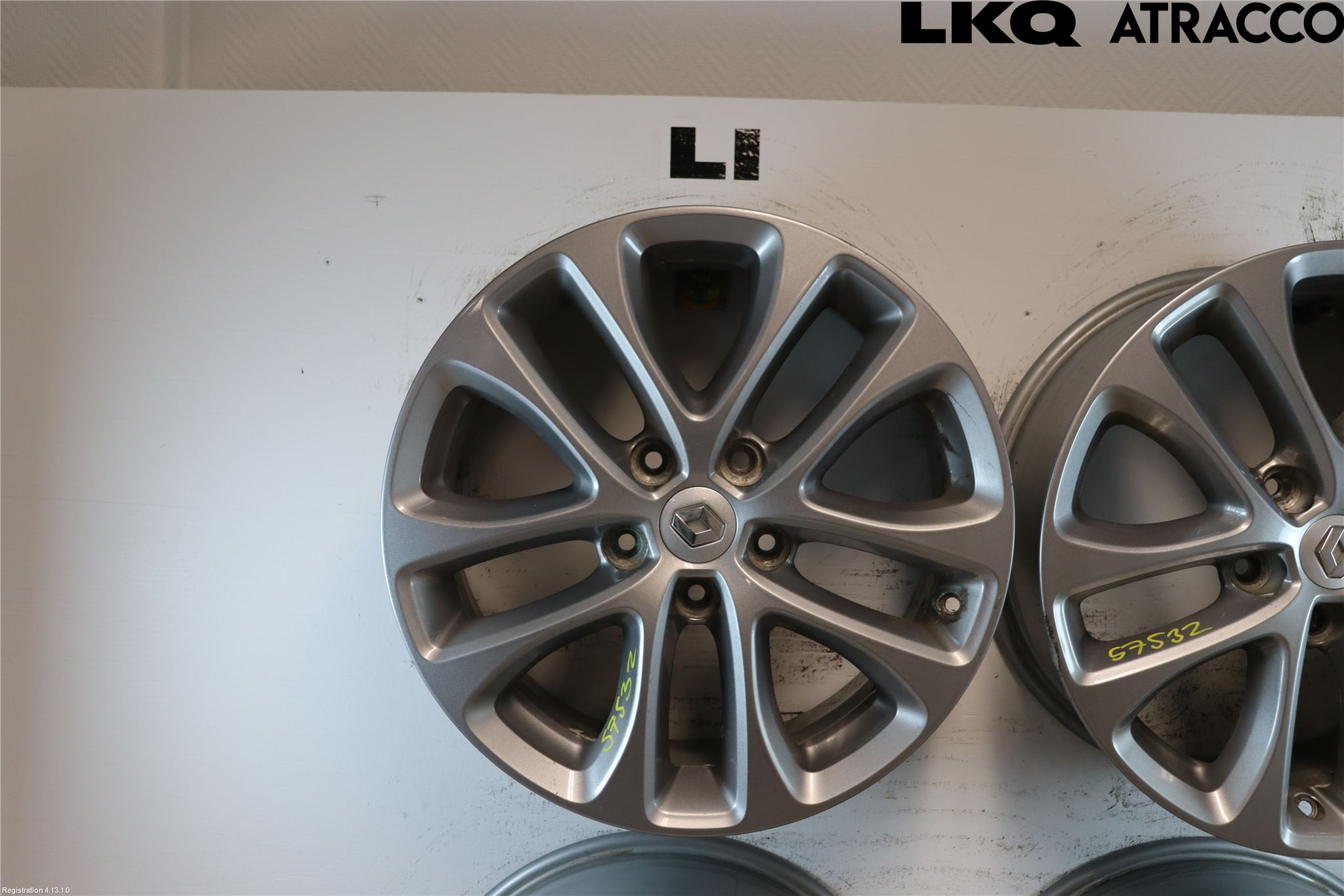 Renault MEGANE IV 16-23 Felg Aluminium Sett 4Stk