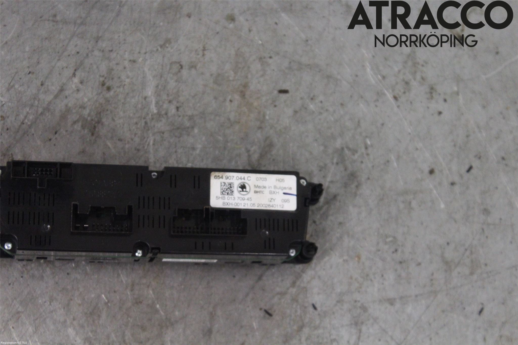 Skoda SCALA 19- Varmeapparat Panel(Regulering)