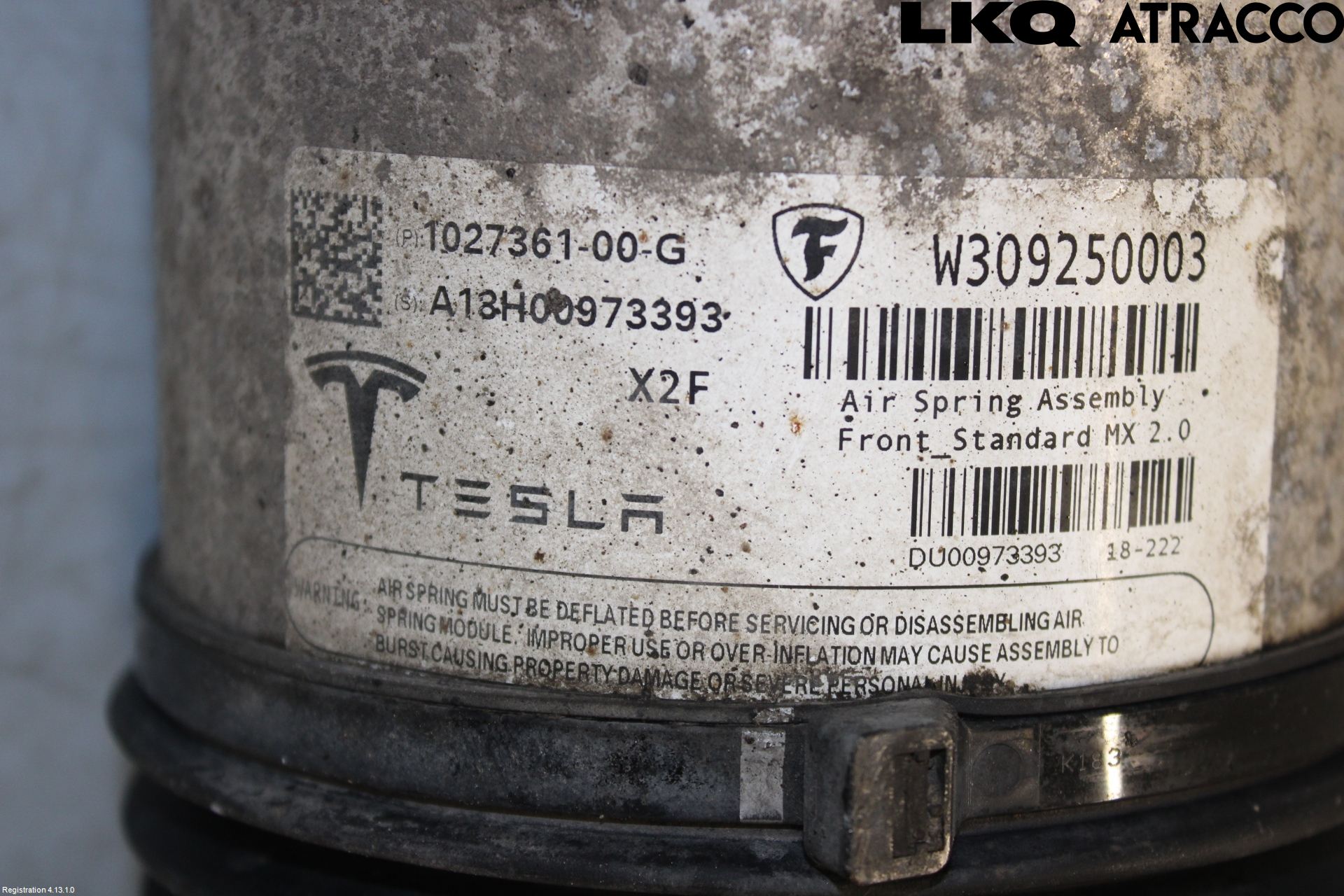 Tesla MODEL X 16- Fjærbein Foran Høyre