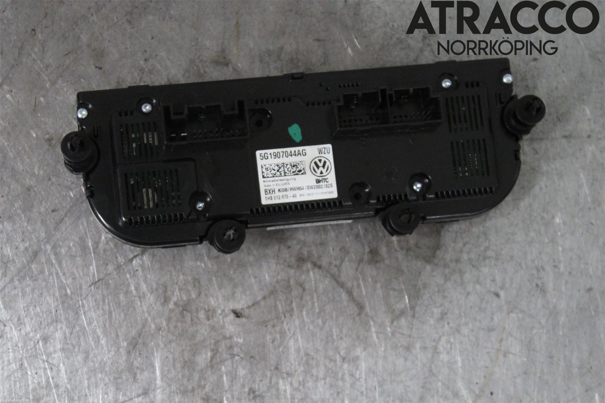 Volkswagen VW T-ROC 18- Varmeapparat Panel(Regulering)