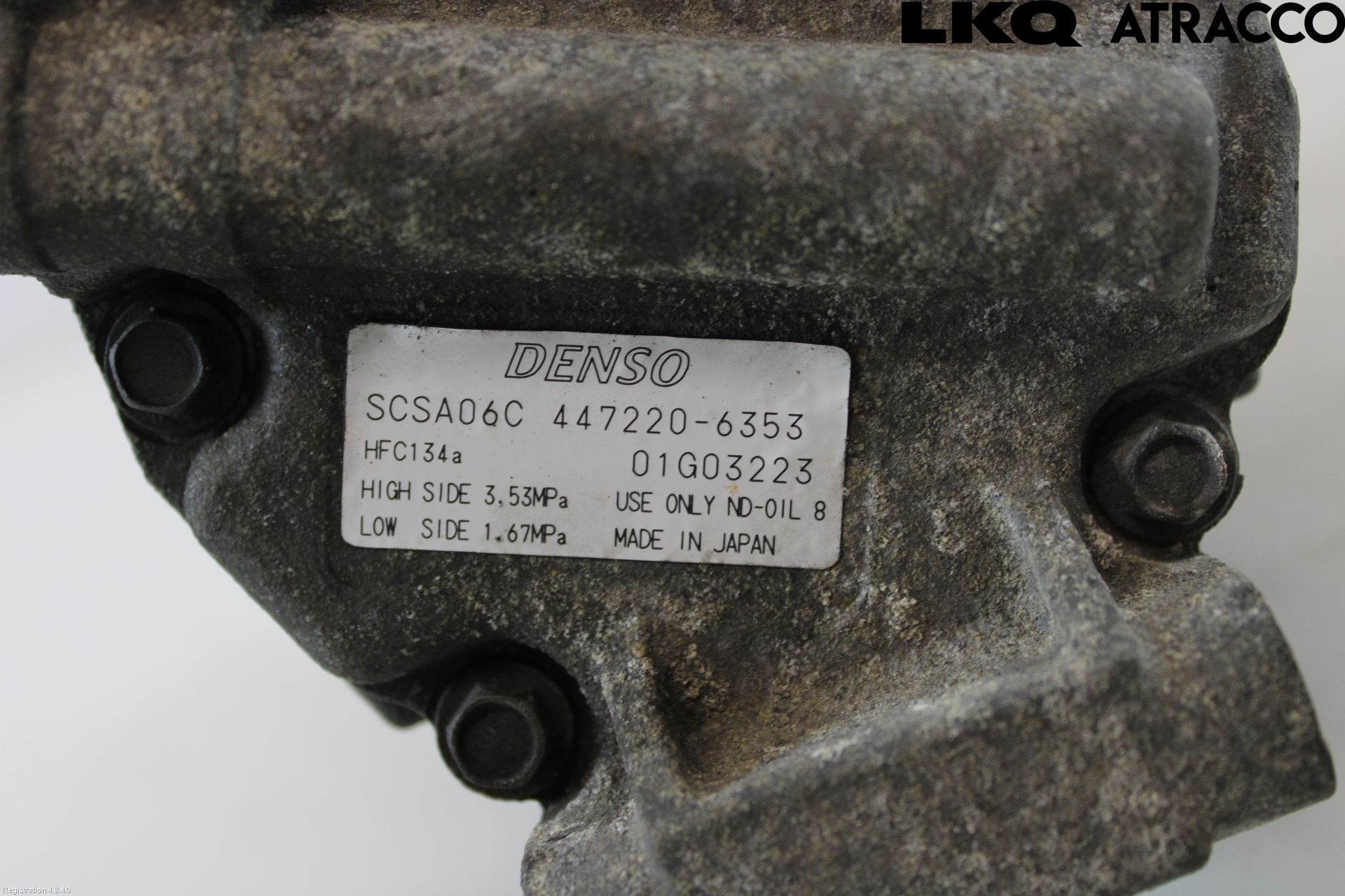 Toyota COROLLA 02-07 Varme Ac Kompressor