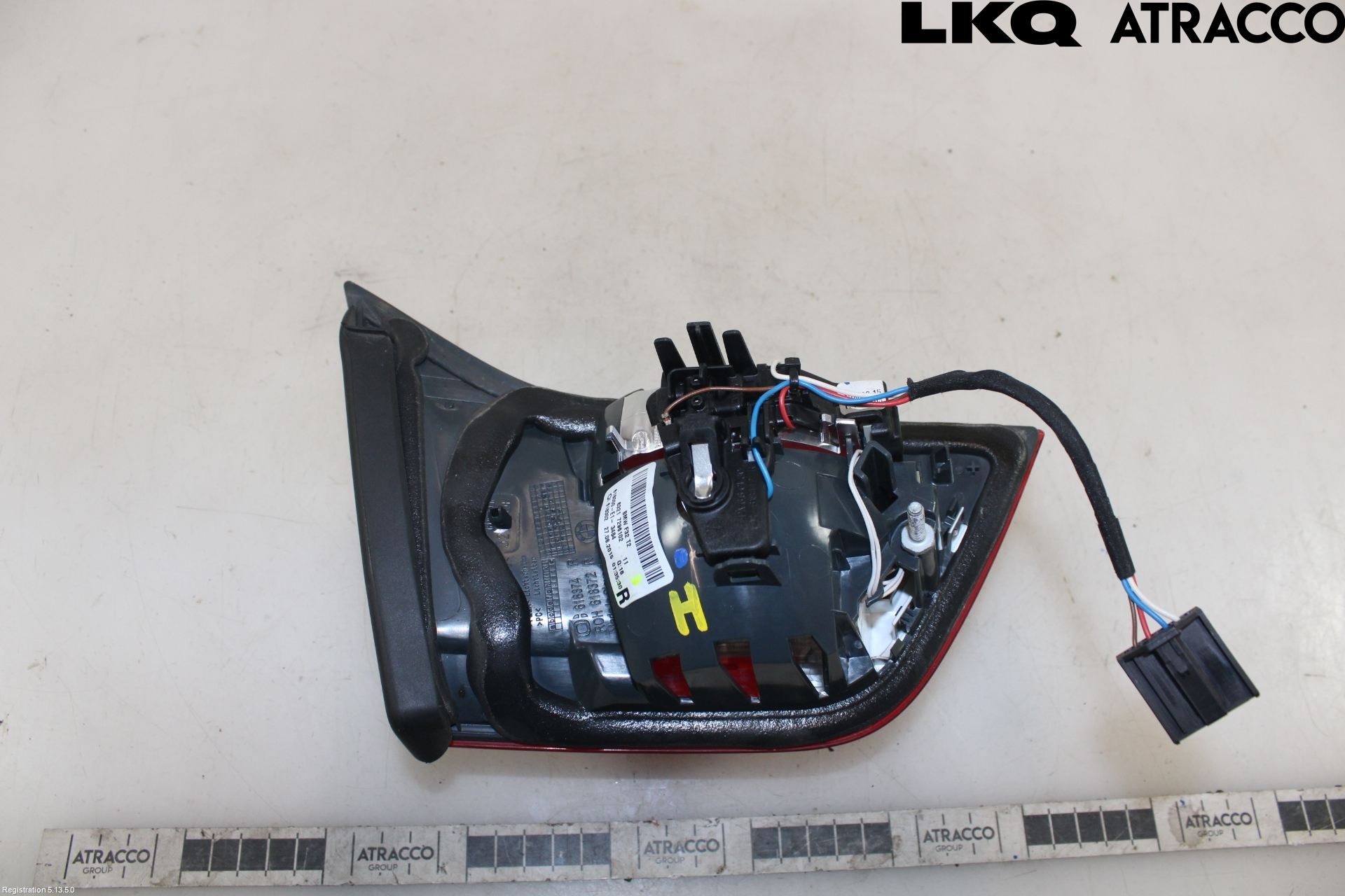 BMW 4 F32/F33/F82/F83 13-20 Baklykt Høyre  På Luke(Indre)