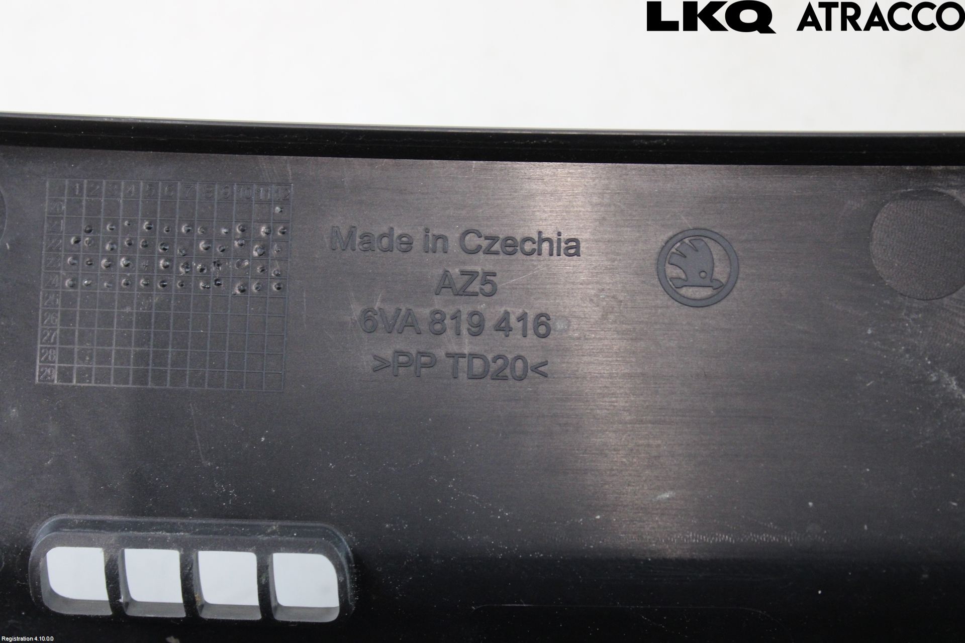 Skoda FABIA 22- Visker Deksel-Grill-Under Frr