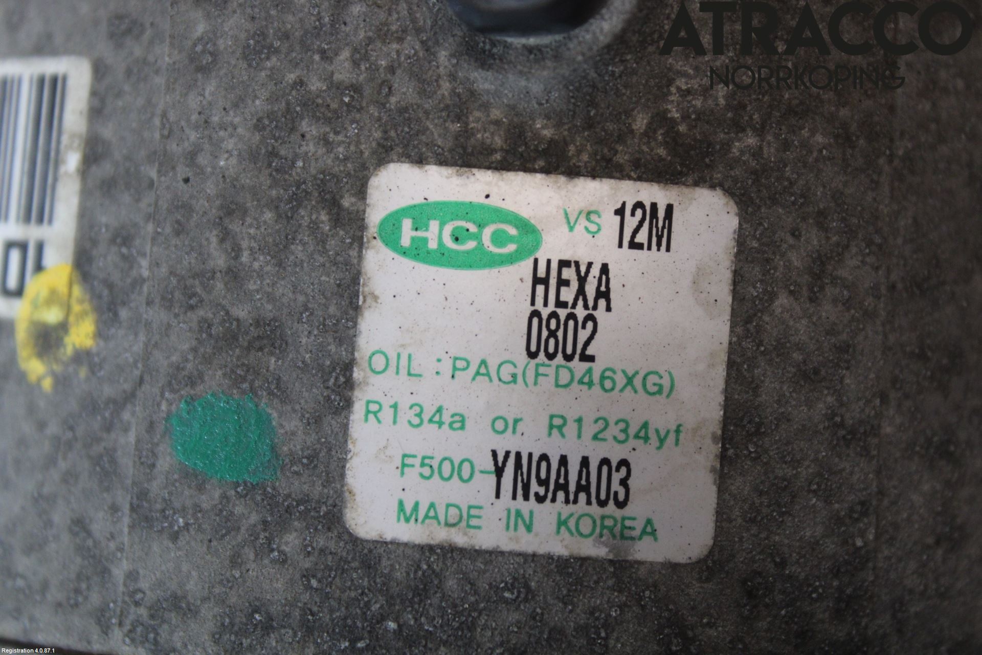 Hyundai ix20 Varme Ac Kompressor