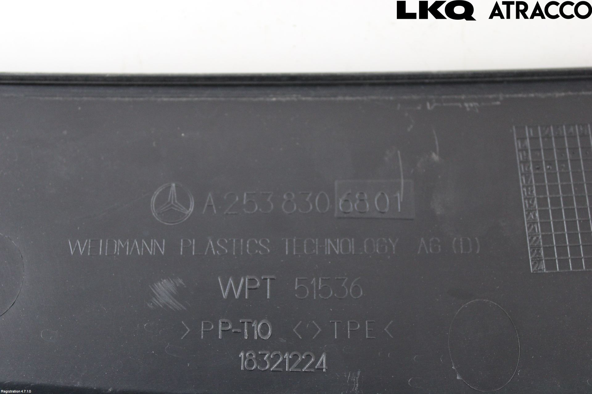 Mercedes-Benz MB GLC-KLASS (X253/C253) 15-22 Visker Deksel-Grill-Under Frr