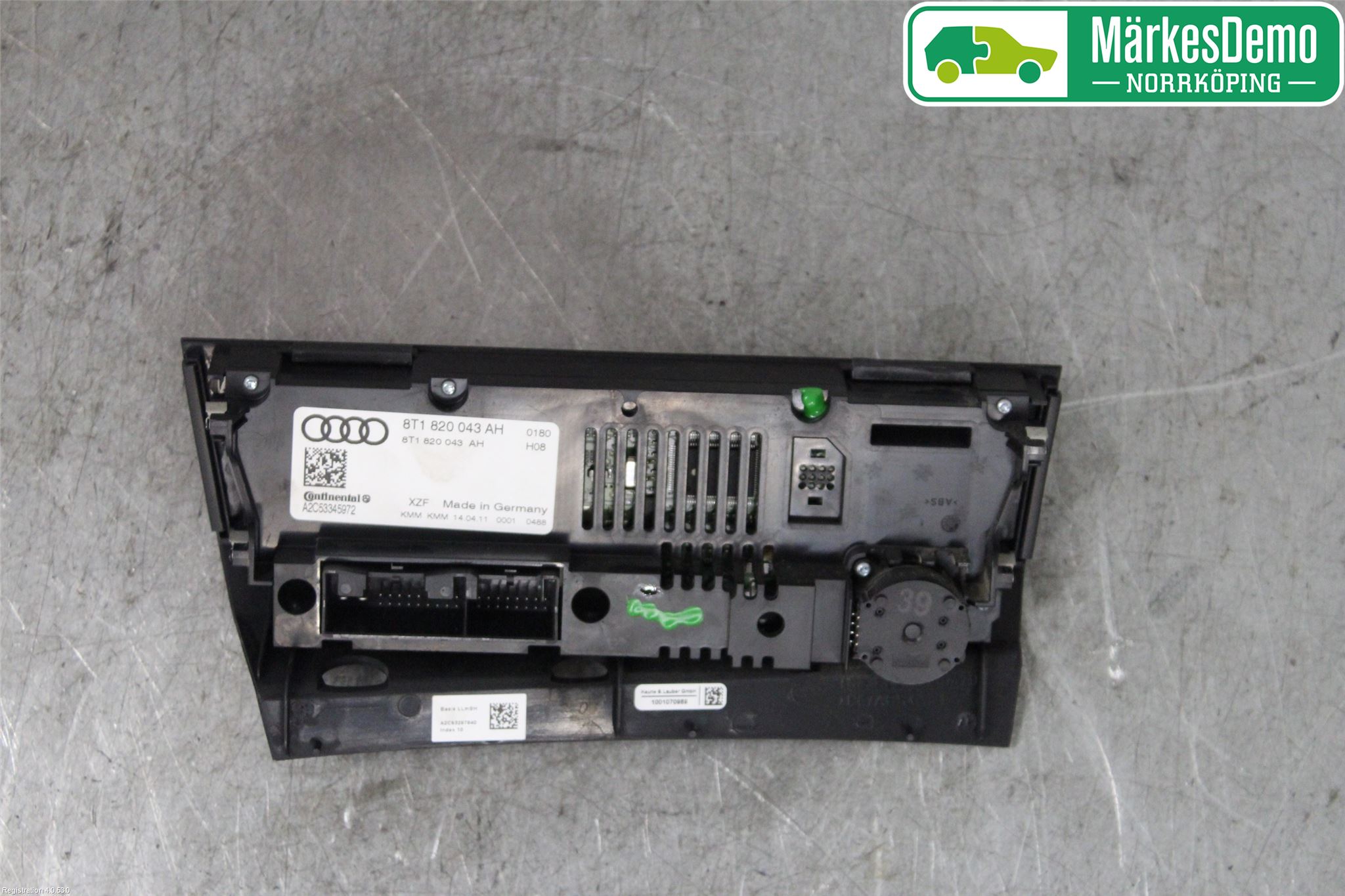 Audi A4/S4 08-11 Varmeapparat Panel(Regulering)