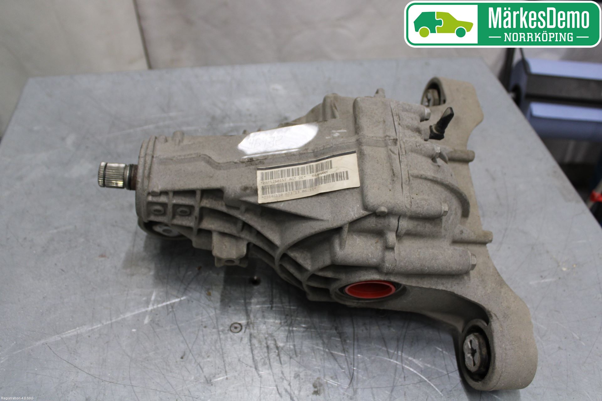 Volkswagen VW TOUAREG 7P 11-18 Bakaksel Kardang Bak -Diff