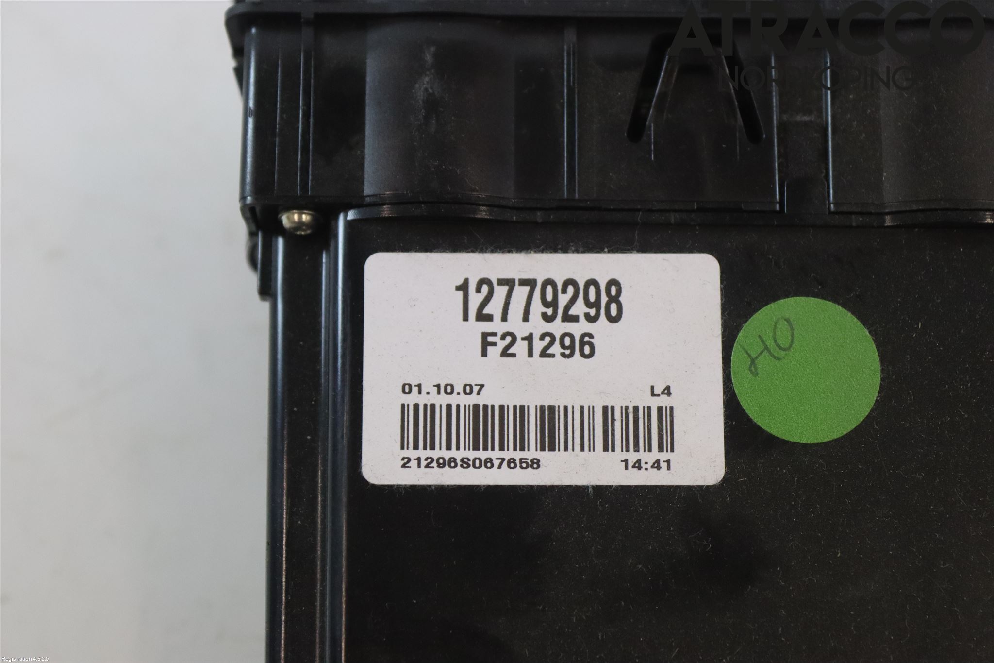 Saab 9-5     06-10 Varmeapparat Panel(Regulering)