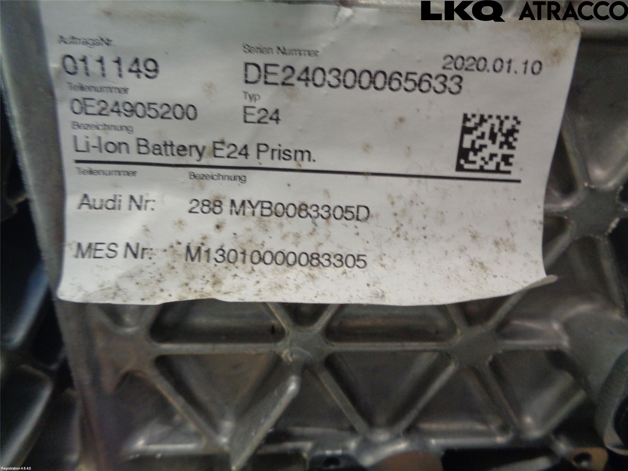 Audi Q5/SQ5 17- Hybrid Batteri