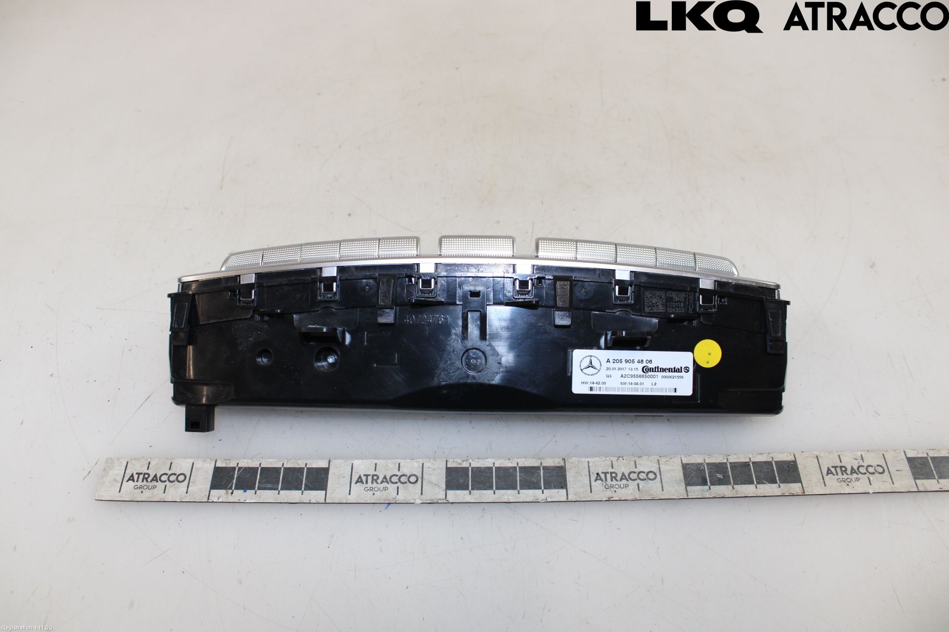 Mercedes-Benz MB C-KLASS (W205) 14-21 Varmeapparat Panel(Regulering)