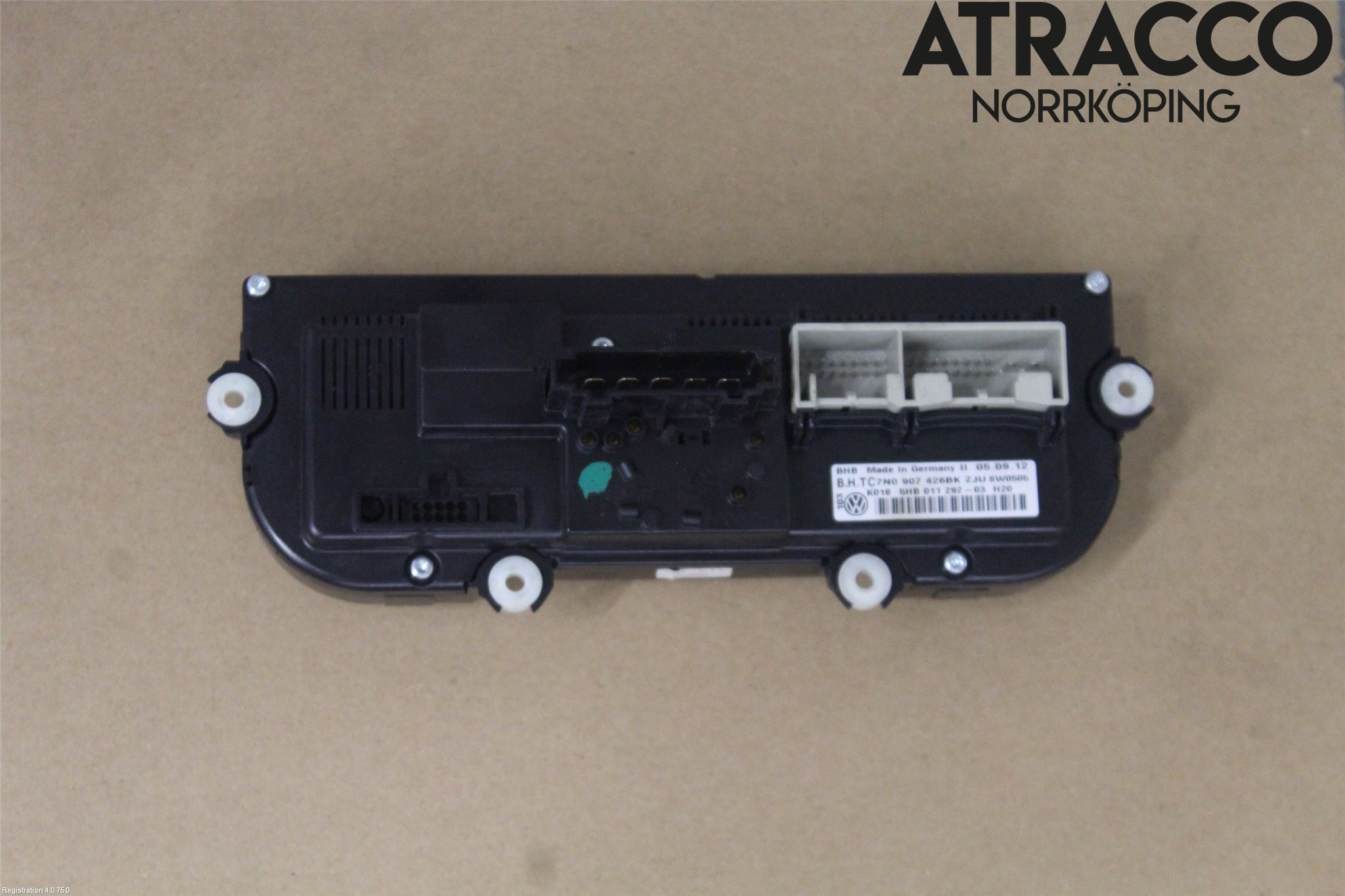 Volkswagen VW CADDY 11-15 Varmeapparat Panel(Regulering)