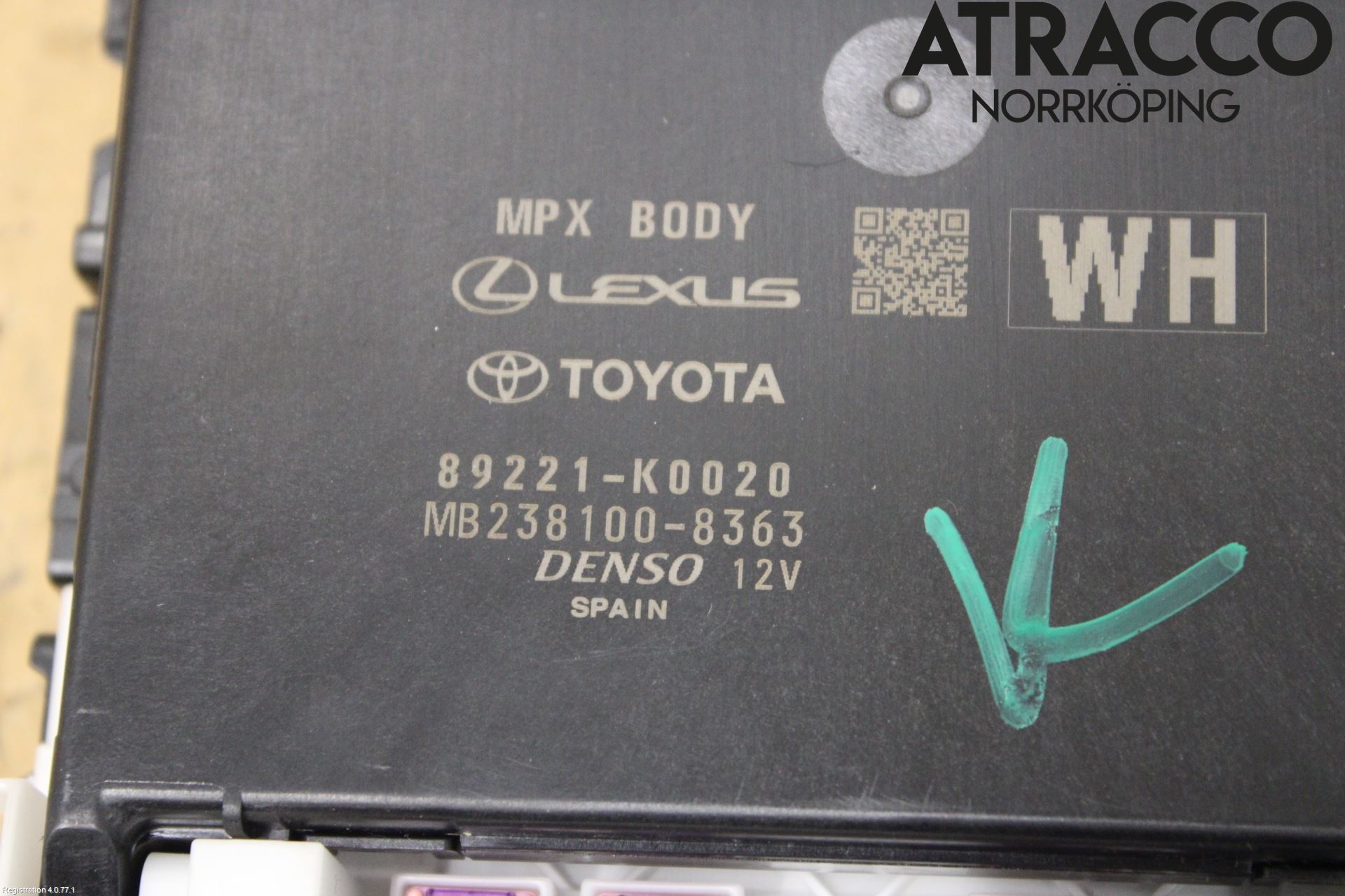 Toyota YARIS XP21 20- Styreenhet Øvrig