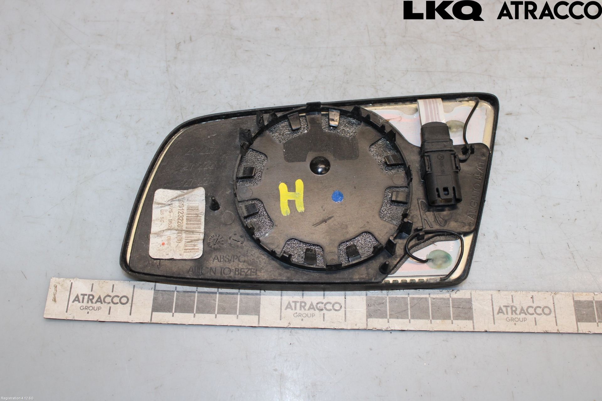 BMW 5 E60/61 Sed/Tou 02-10 Speil Glass H
