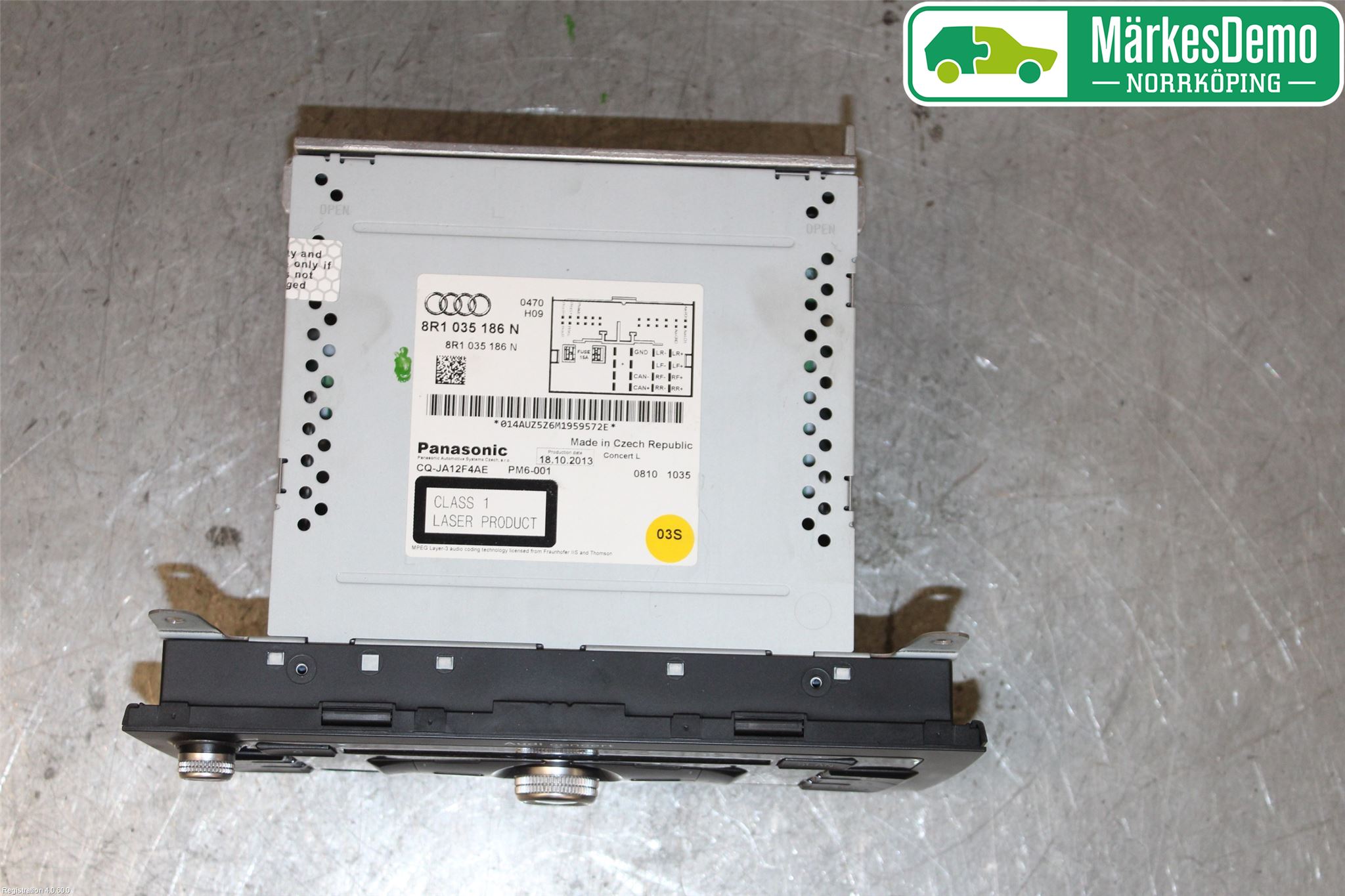 Audi A4 12-15 Stereo Radio Med Cd