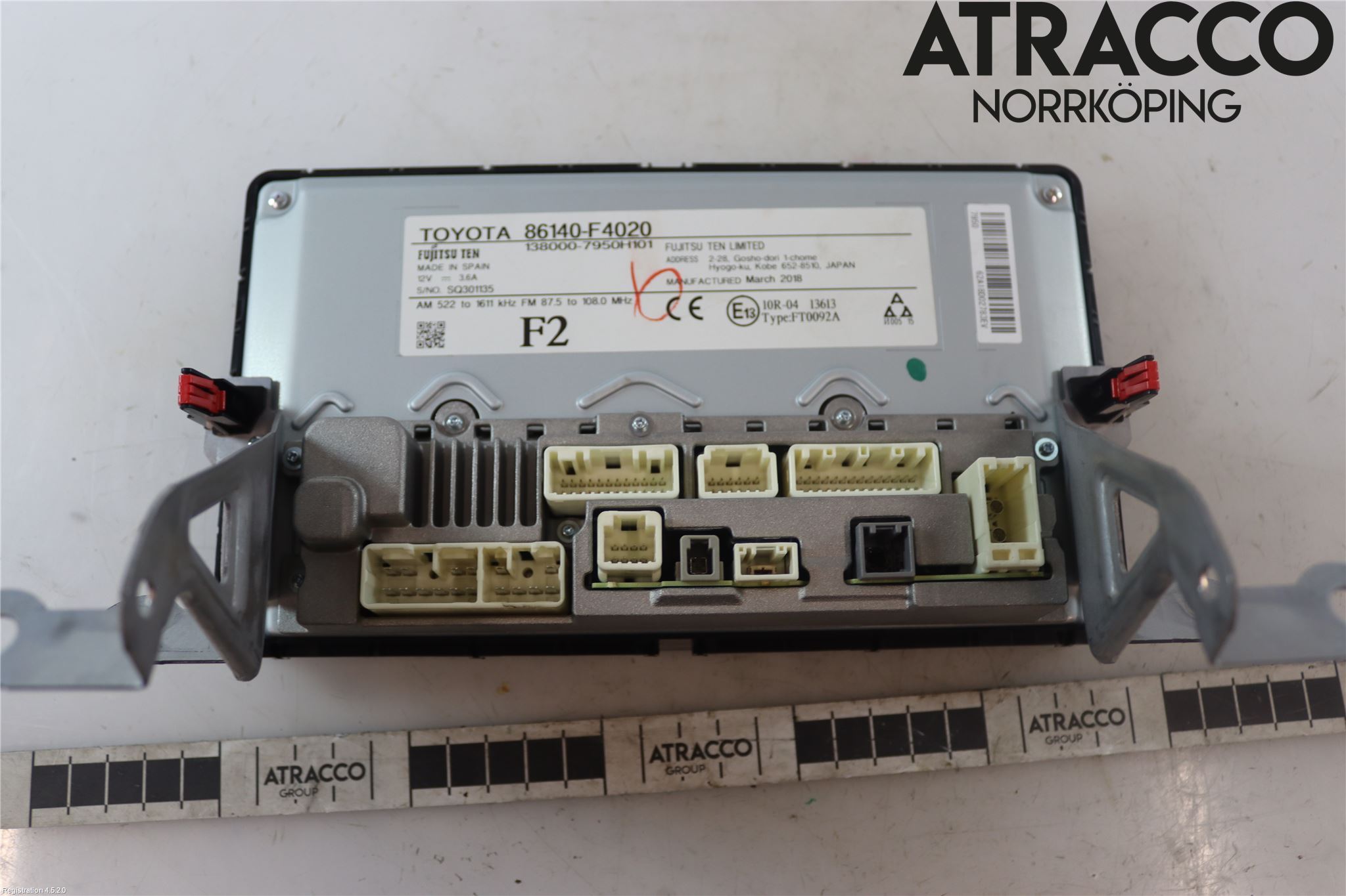 Toyota C-HR 16-23 Stereo Radio Med Cd