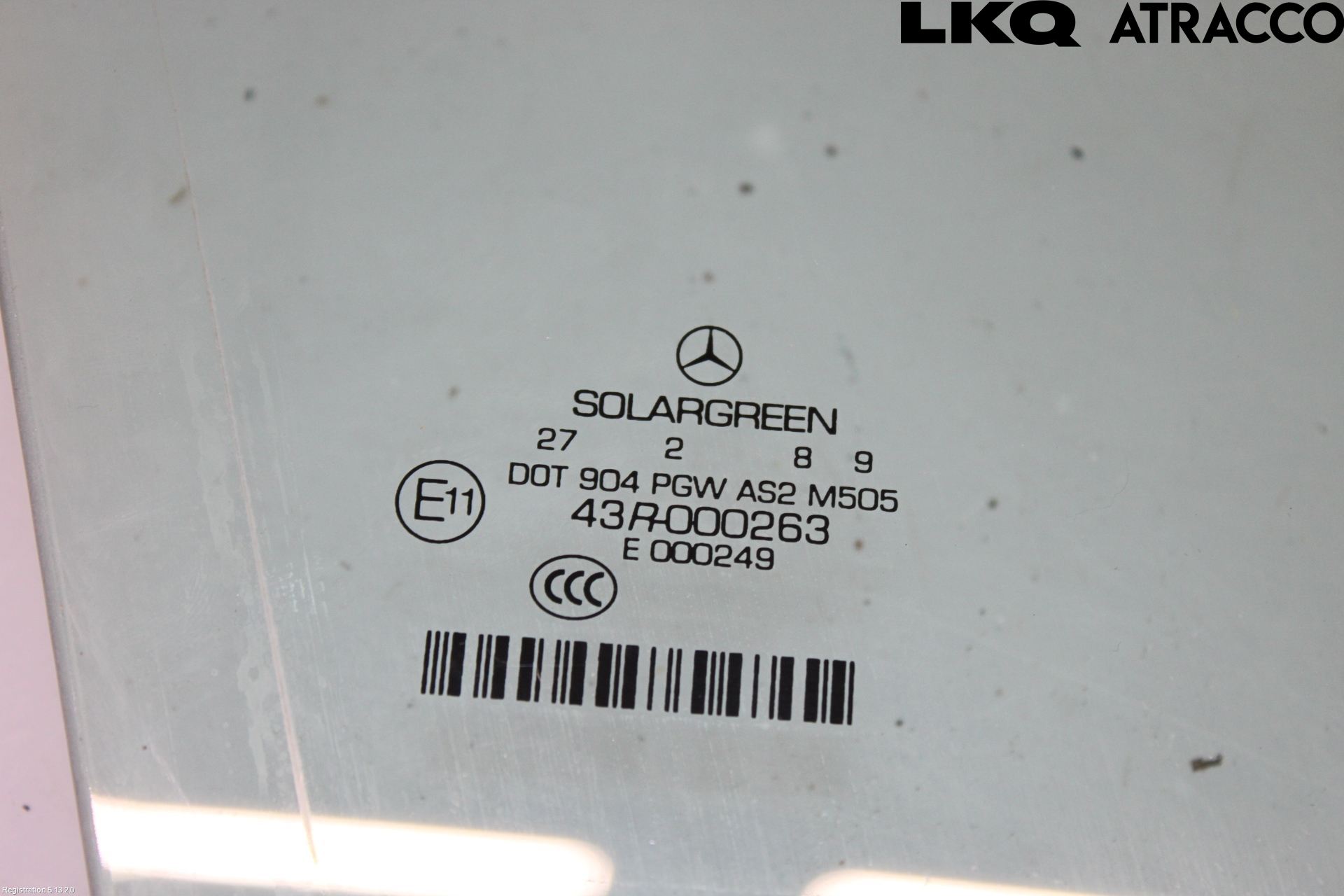 Mercedes-Benz MB S-KLASS (W221) 05-13 Dørrute Foran Høyre 4 Dørs