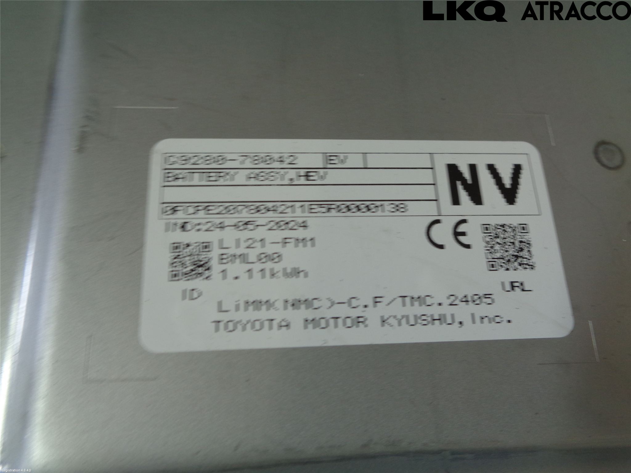 Lexus NX 340h/450h+ 21- Hybrid Batteri
