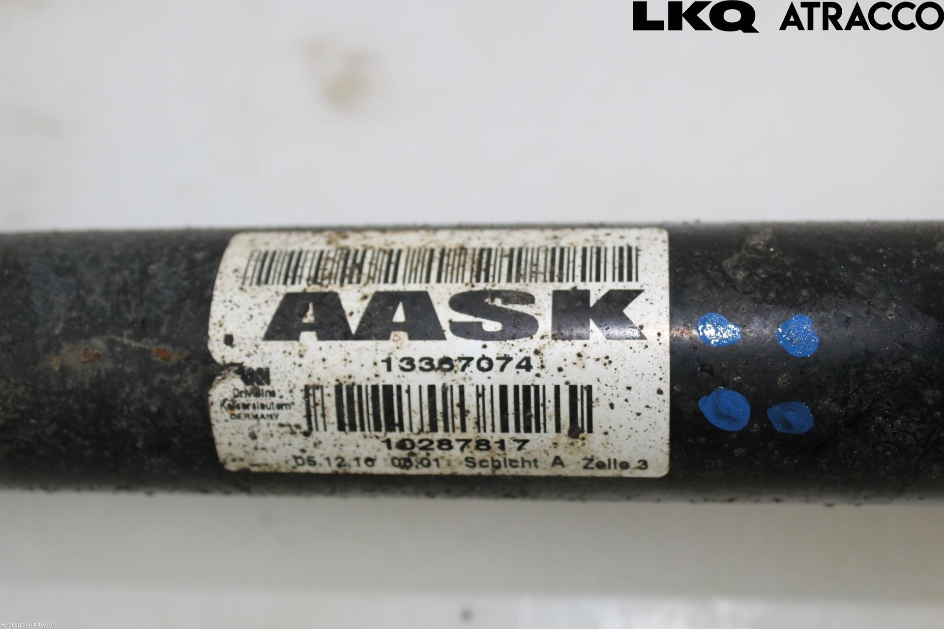 Opel ASTRA K 16-22 Drivaksel Foran Kompl Høyre