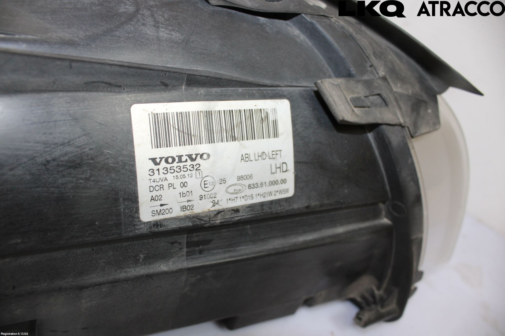 Volvo V70 08-13 Frontlykt Venstre