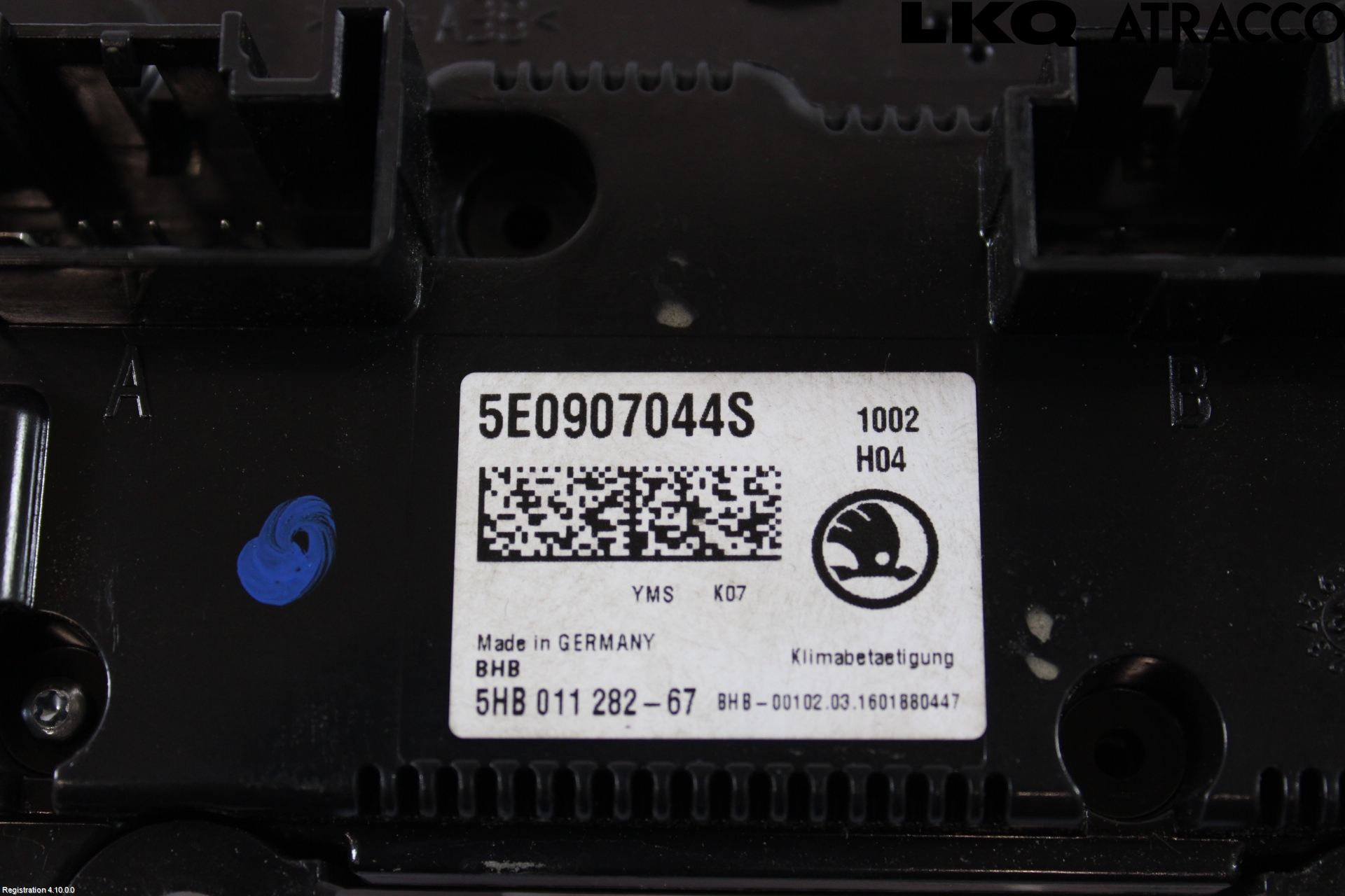 Skoda OCTAVIA (5E) 13-20 Varmeapparat Panel(Regulering)