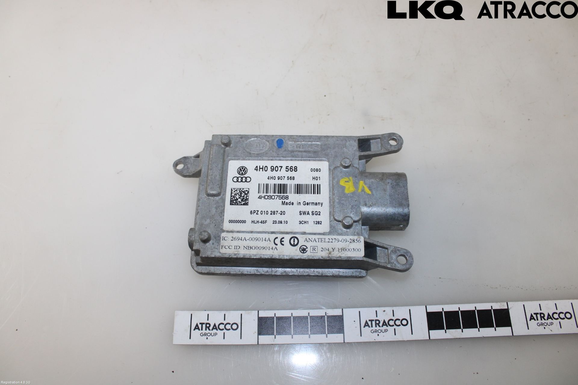 Audi A8/S8 4H 10-17 Sensor Kollisjonsbeskyttelse