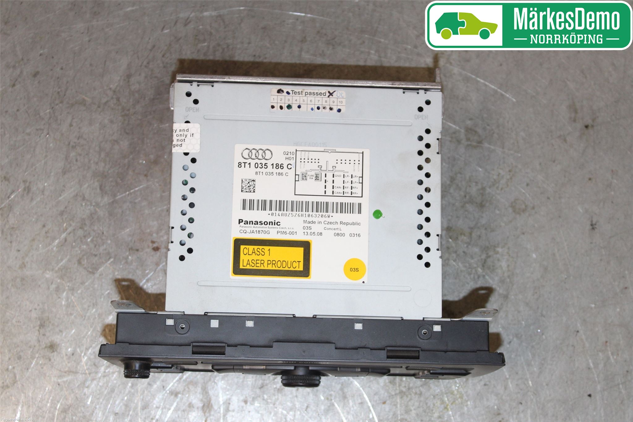 Audi A4/S4 08-11 Stereo Radio Med Cd