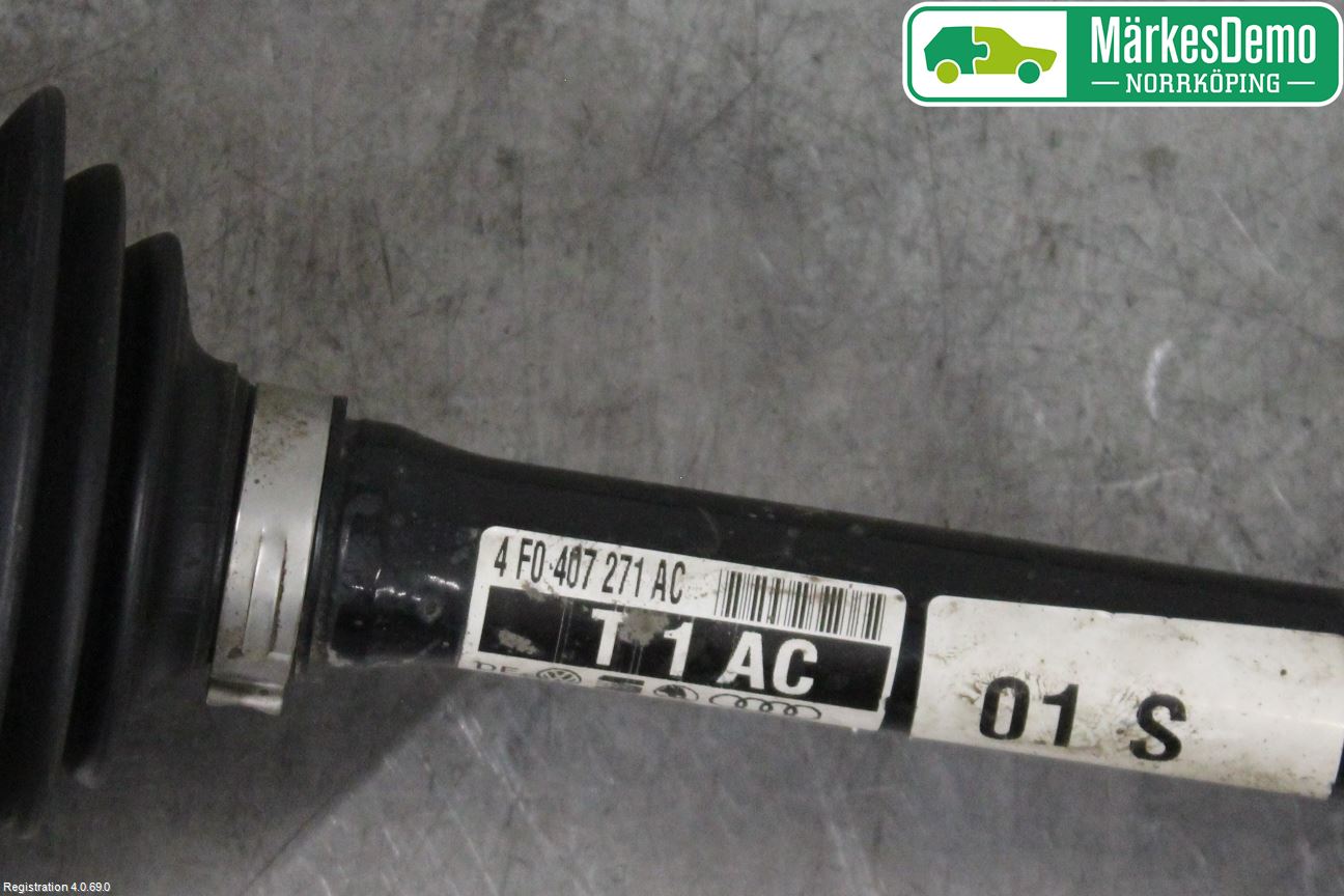 Audi A6/S6     05-11 Drivaksel Foran Kompl Venstre