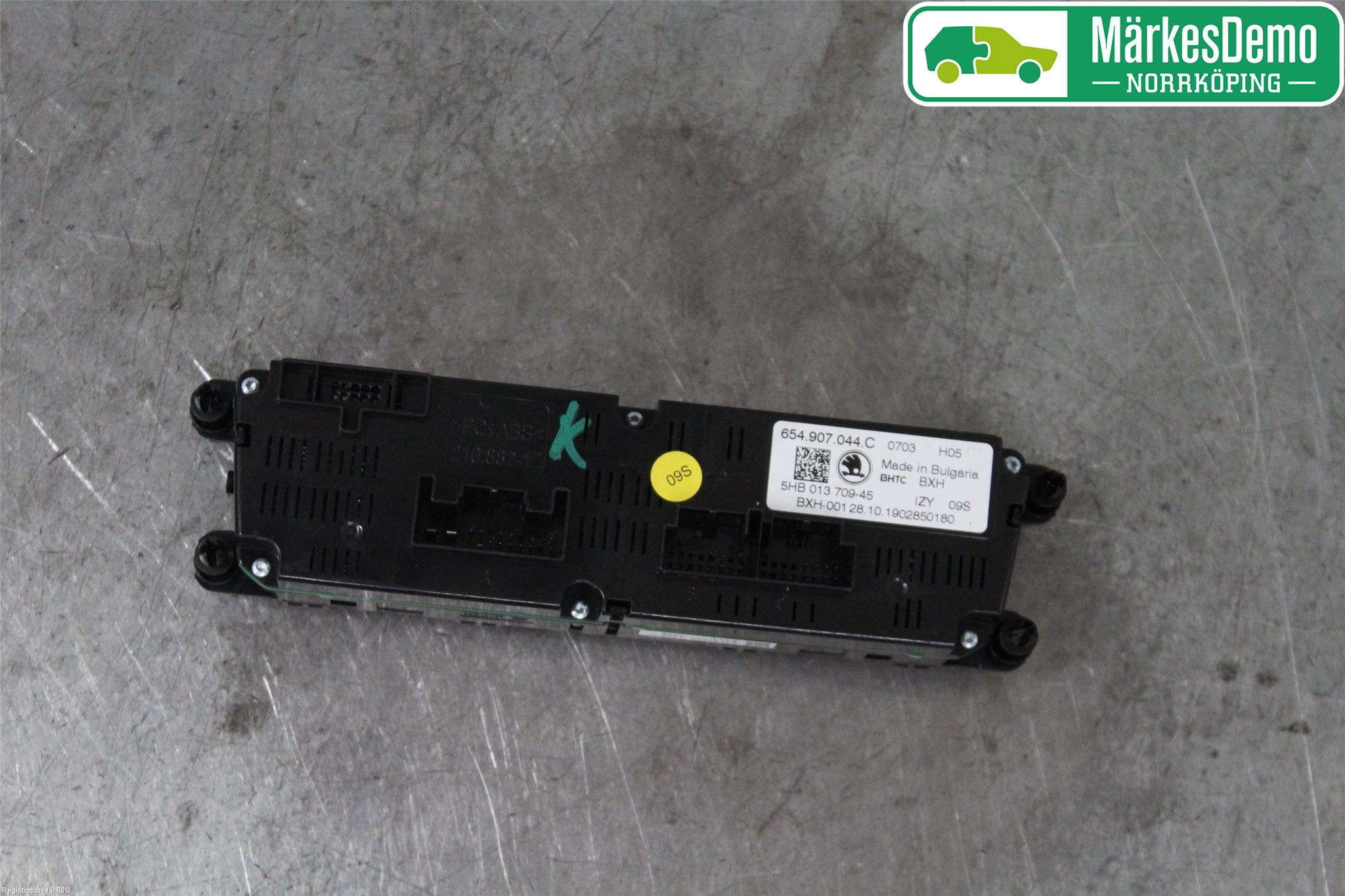 Skoda SCALA 19- Varmeapparat Panel(Regulering)