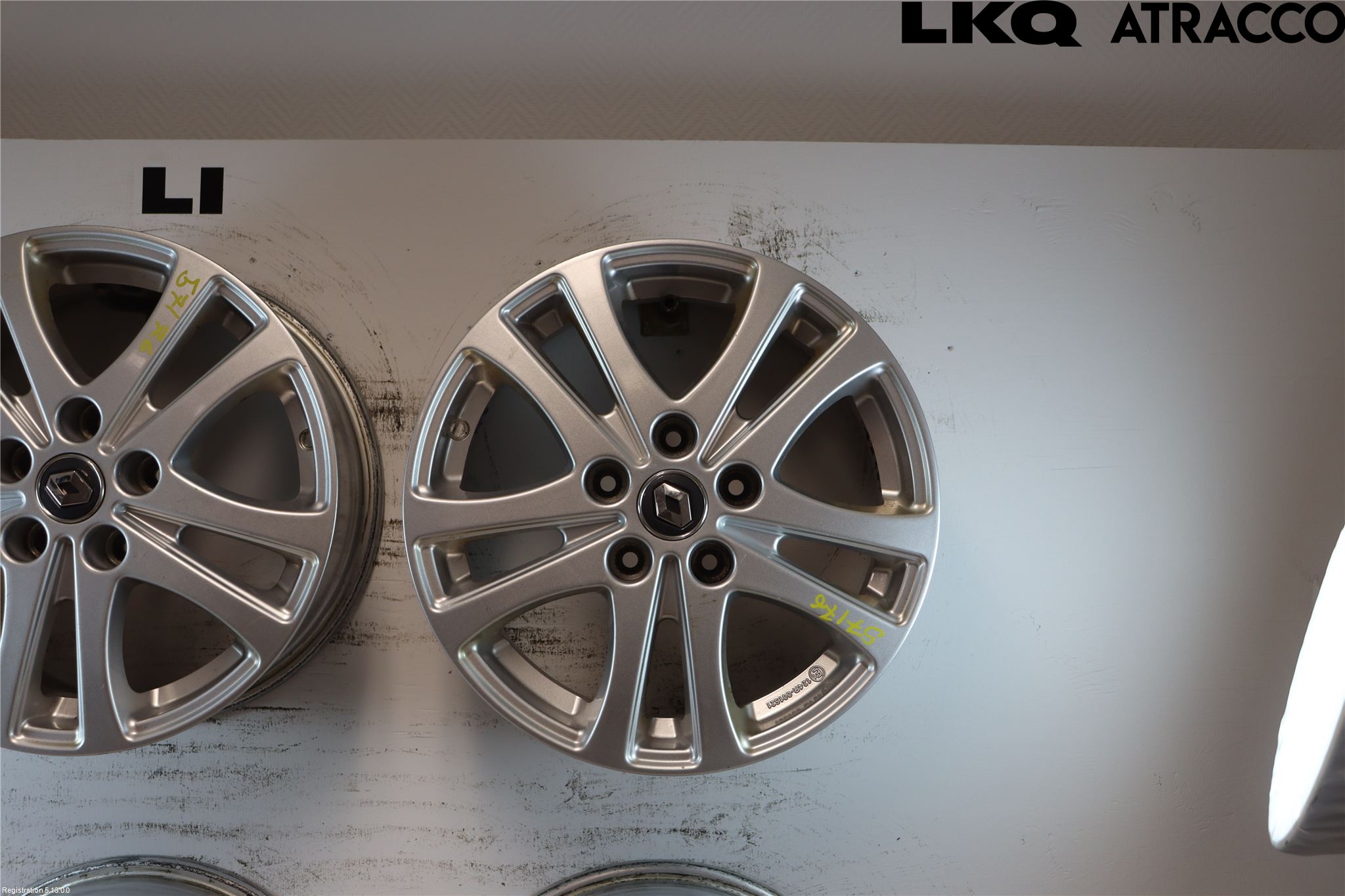 Renault MEGANE III 09-15 Felg Aluminium Sett 4Stk