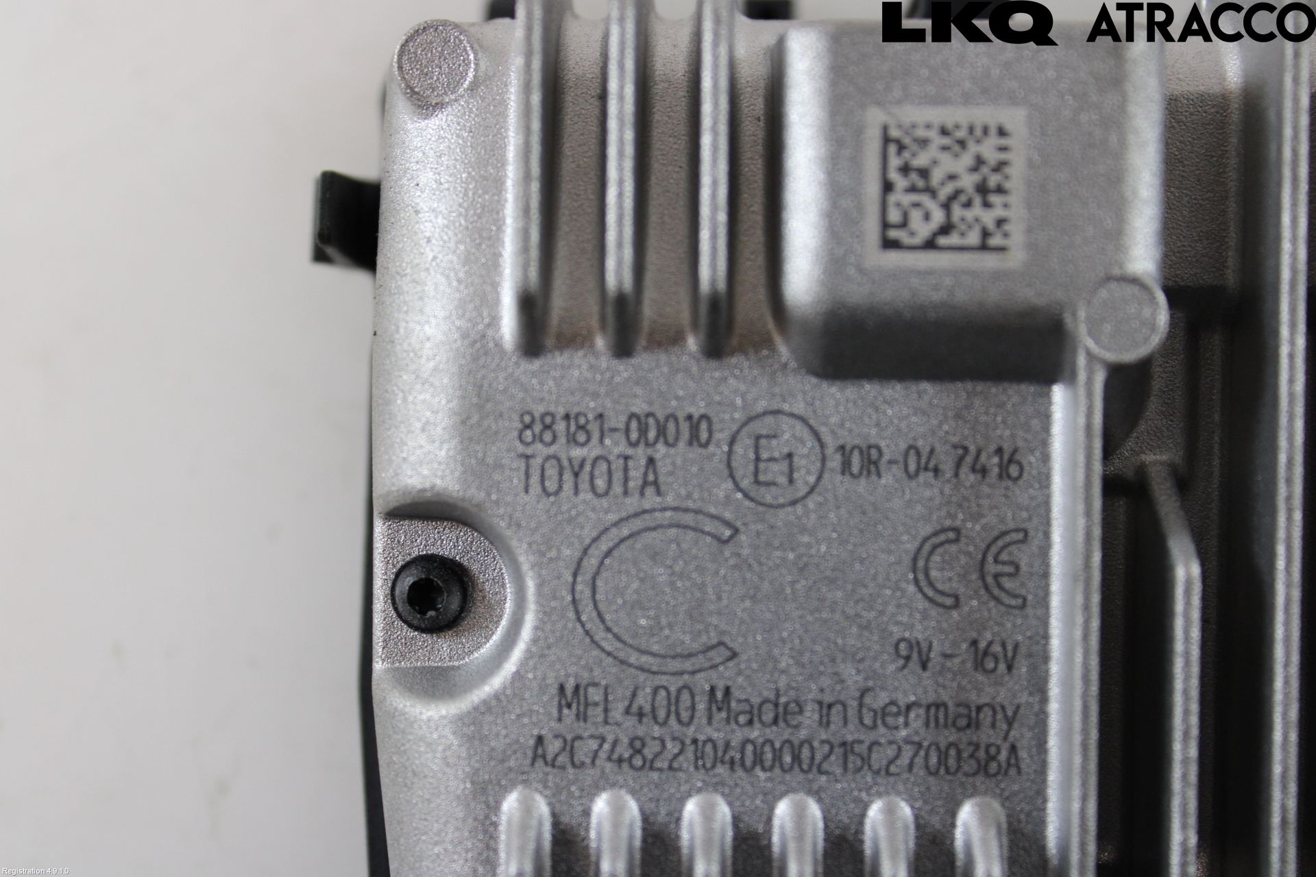 Toyota YARIS XP130 15-20 Sensor Kollisjonsbeskyttelse