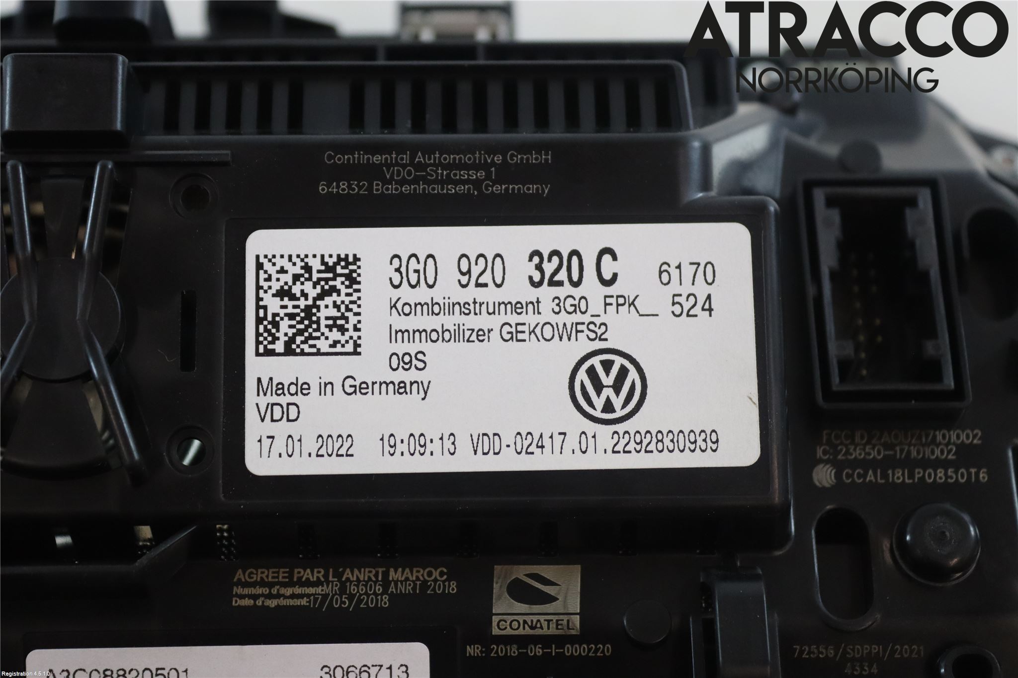 Volkswagen VW TIGUAN 16-24 Instr Kombinert