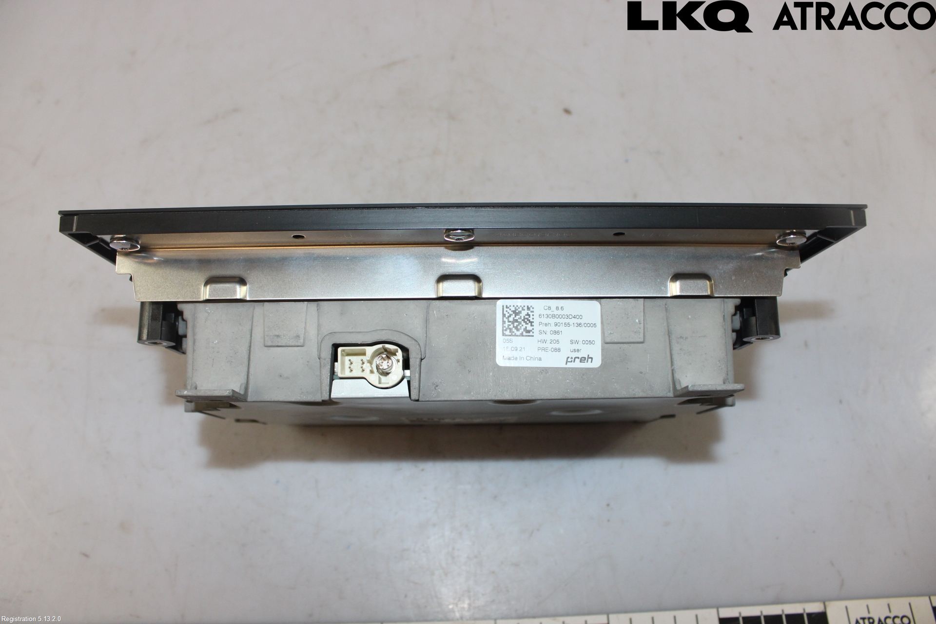 Audi A6 F2/C8 19- Instr Skjerm Dvd-Gps-Ac-Tlf