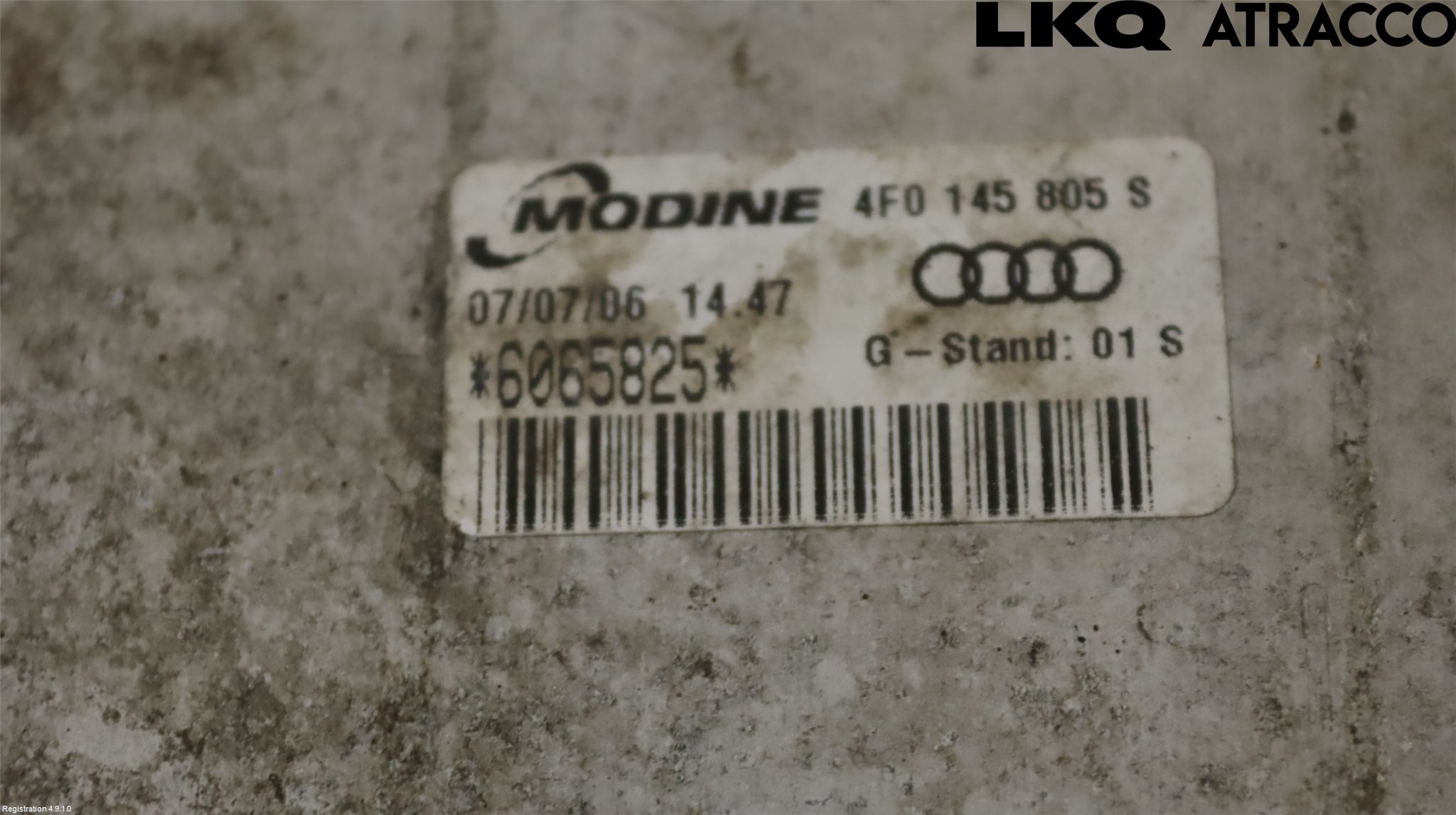 Audi A6/S6     05-11 Intercooler Radiator