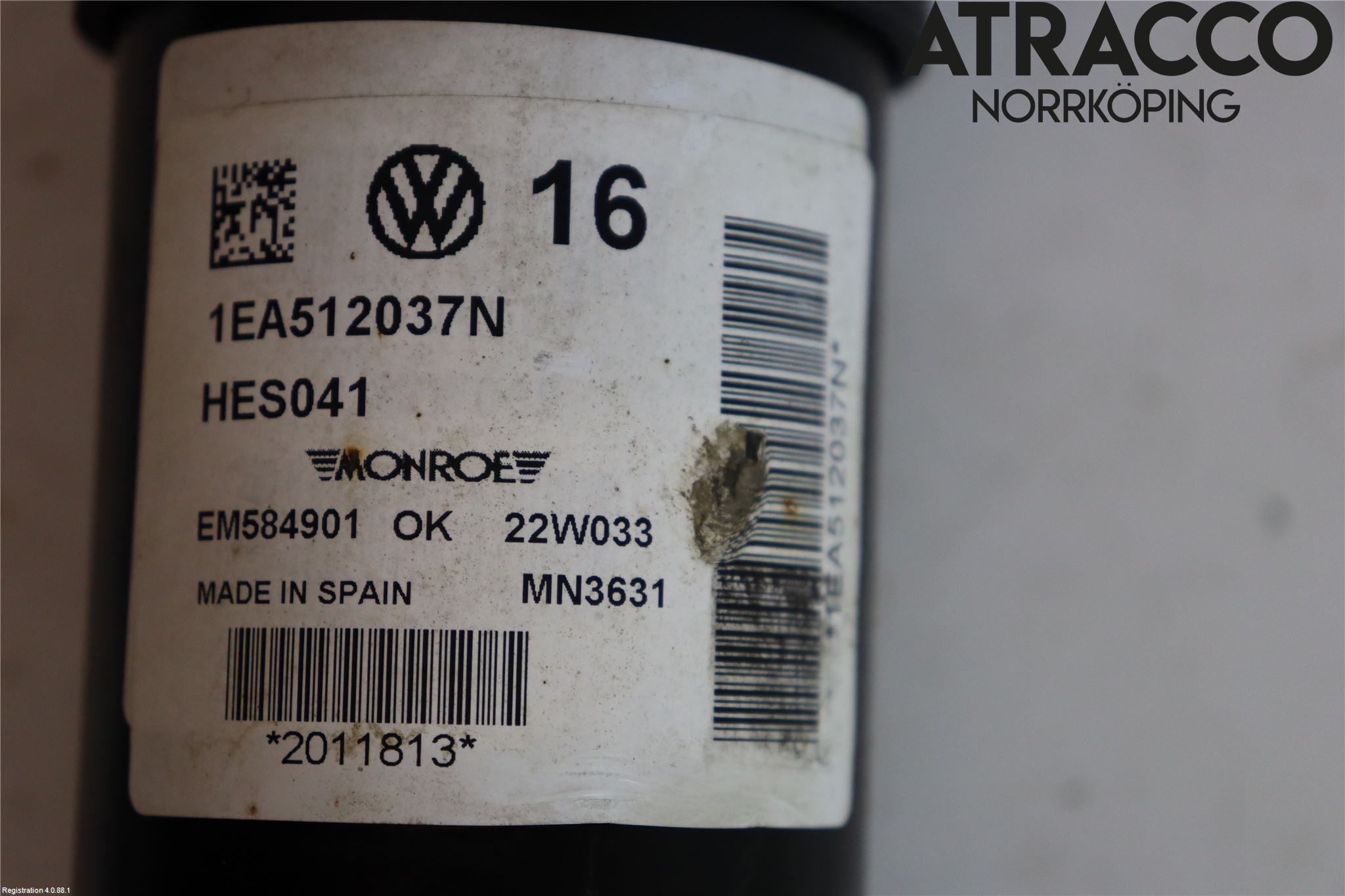 Volkswagen VW ID.4 21- Støtdemper Bak